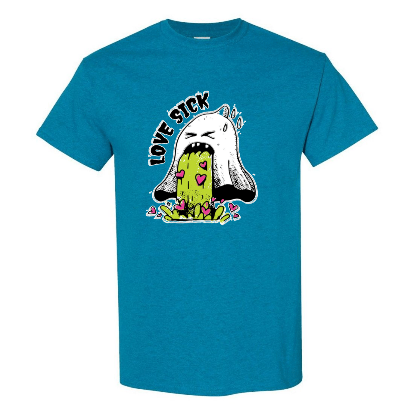 Love Sick Ghost T-Shirt - Funny Valentine's Day Anti - Valentine's Day Tee - StyleSavvy.xyz