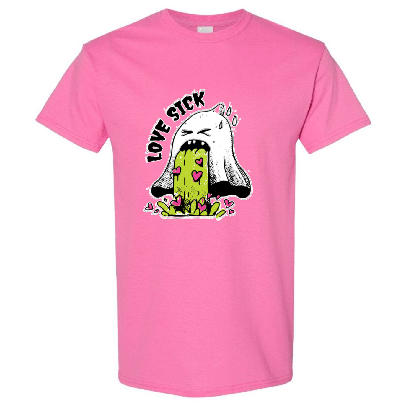 Love Sick Ghost T-Shirt - Funny Valentine's Day Anti - Valentine's Day Tee - StyleSavvy.xyz
