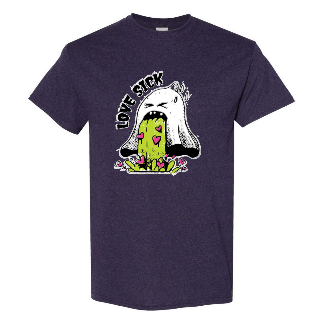 Love Sick Ghost T-Shirt - Funny Valentine's Day Anti - Valentine's Day Tee - StyleSavvy.xyz