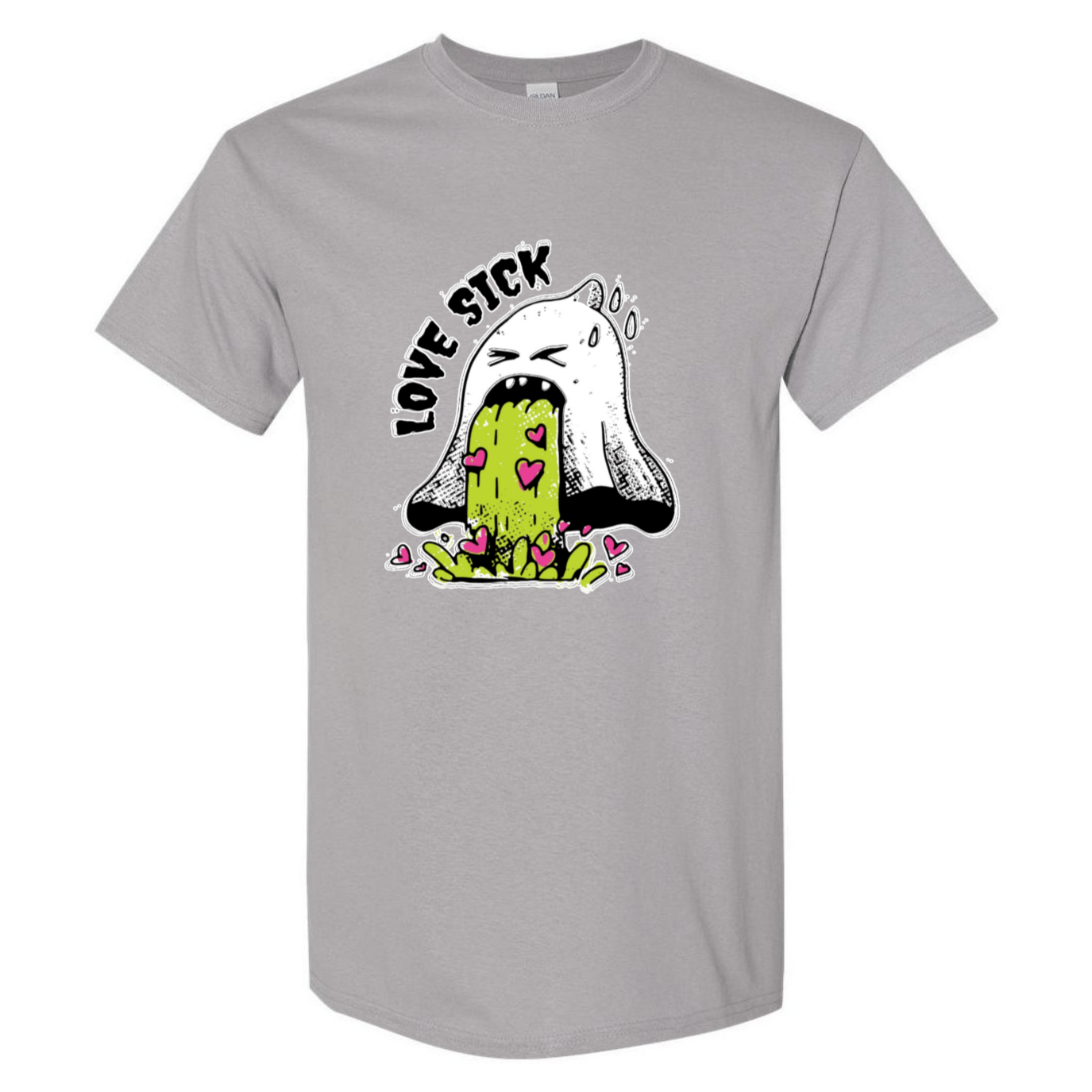 Love Sick Ghost T-Shirt - Funny Valentine's Day Anti - Valentine's Day Tee - StyleSavvy.xyz