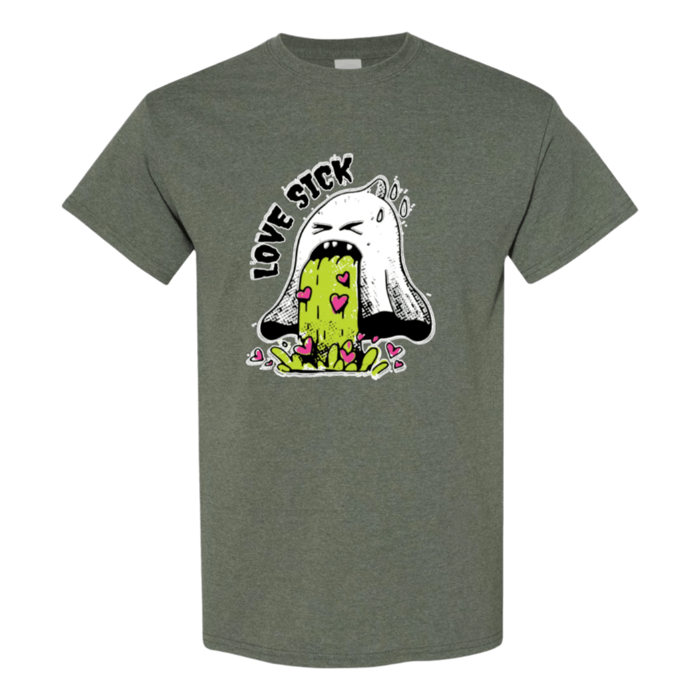 Love Sick Ghost T-Shirt - Funny Valentine's Day Anti - Valentine's Day Tee - StyleSavvy.xyz