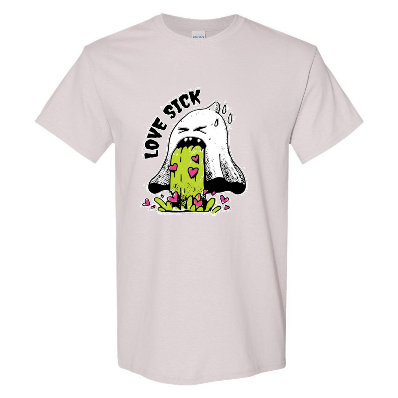 Love Sick Ghost T-Shirt - Funny Valentine's Day Anti - Valentine's Day Tee - StyleSavvy.xyz