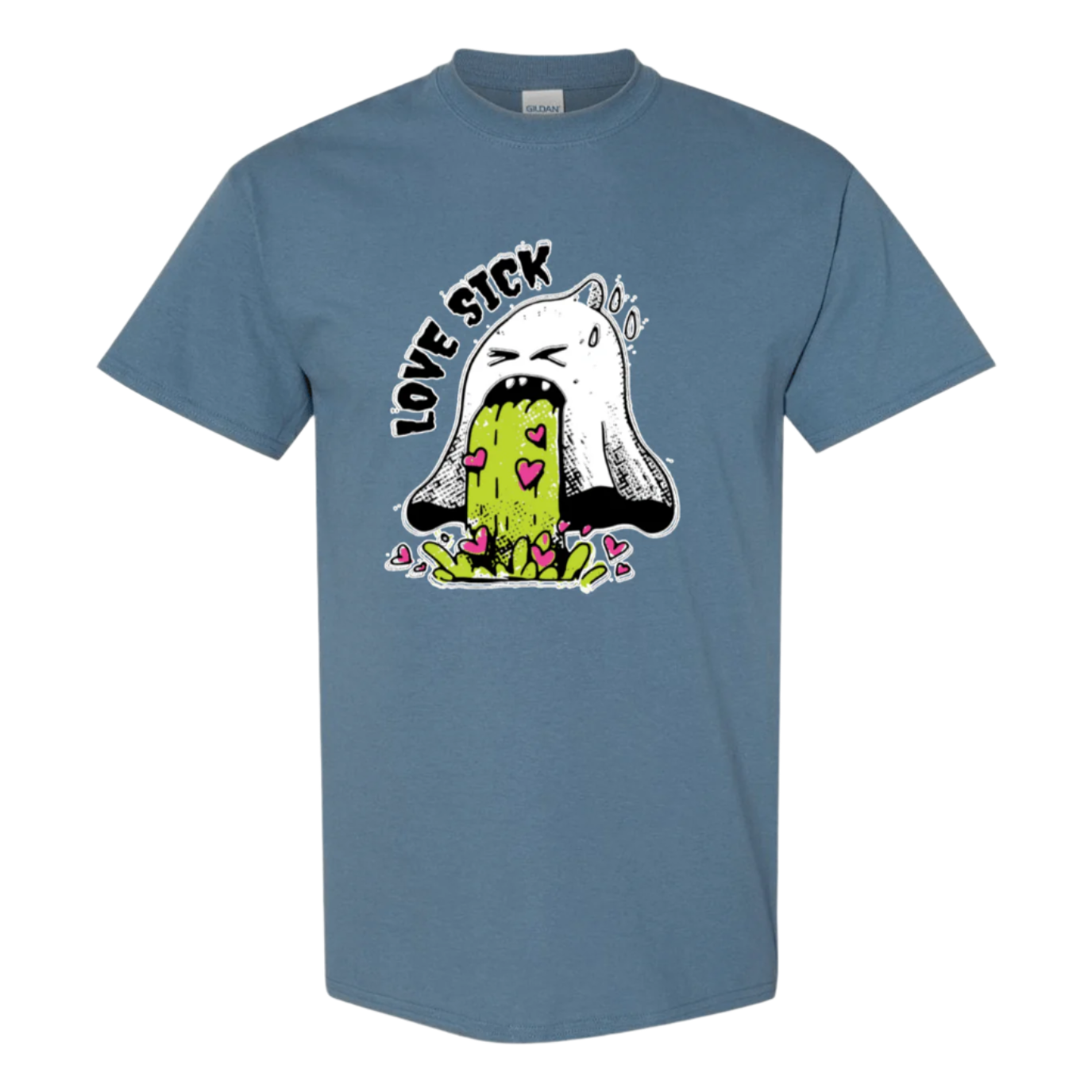 Love Sick Ghost T-Shirt - Funny Valentine's Day Anti - Valentine's Day Tee - StyleSavvy.xyz