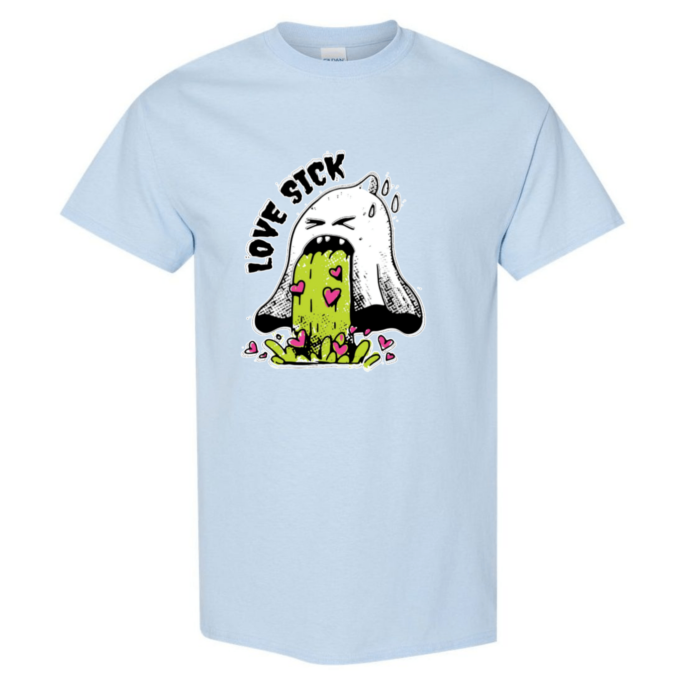 Love Sick Ghost T-Shirt - Funny Valentine's Day Anti - Valentine's Day Tee - StyleSavvy.xyz