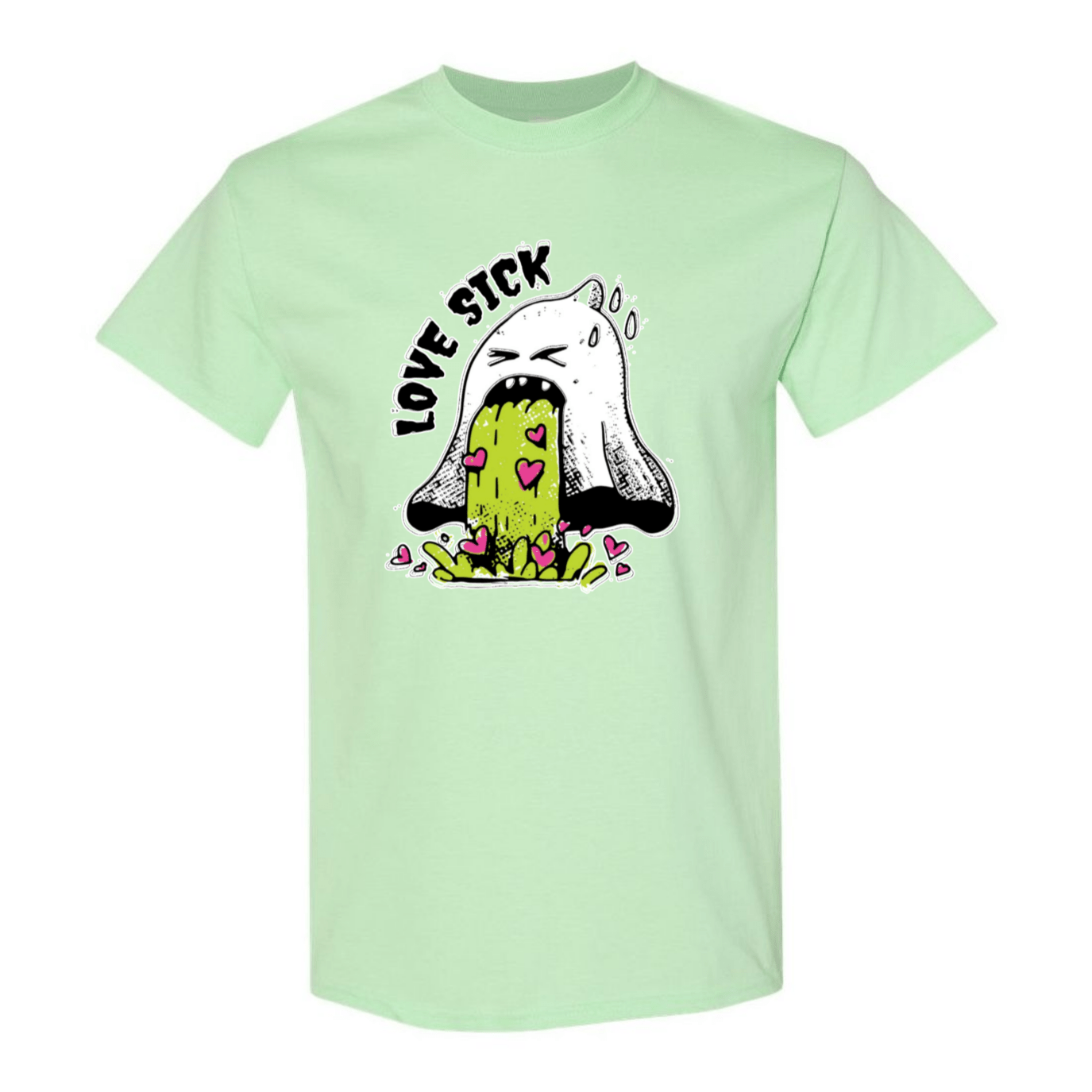 Love Sick Ghost T-Shirt - Funny Valentine's Day Anti - Valentine's Day Tee - StyleSavvy.xyz