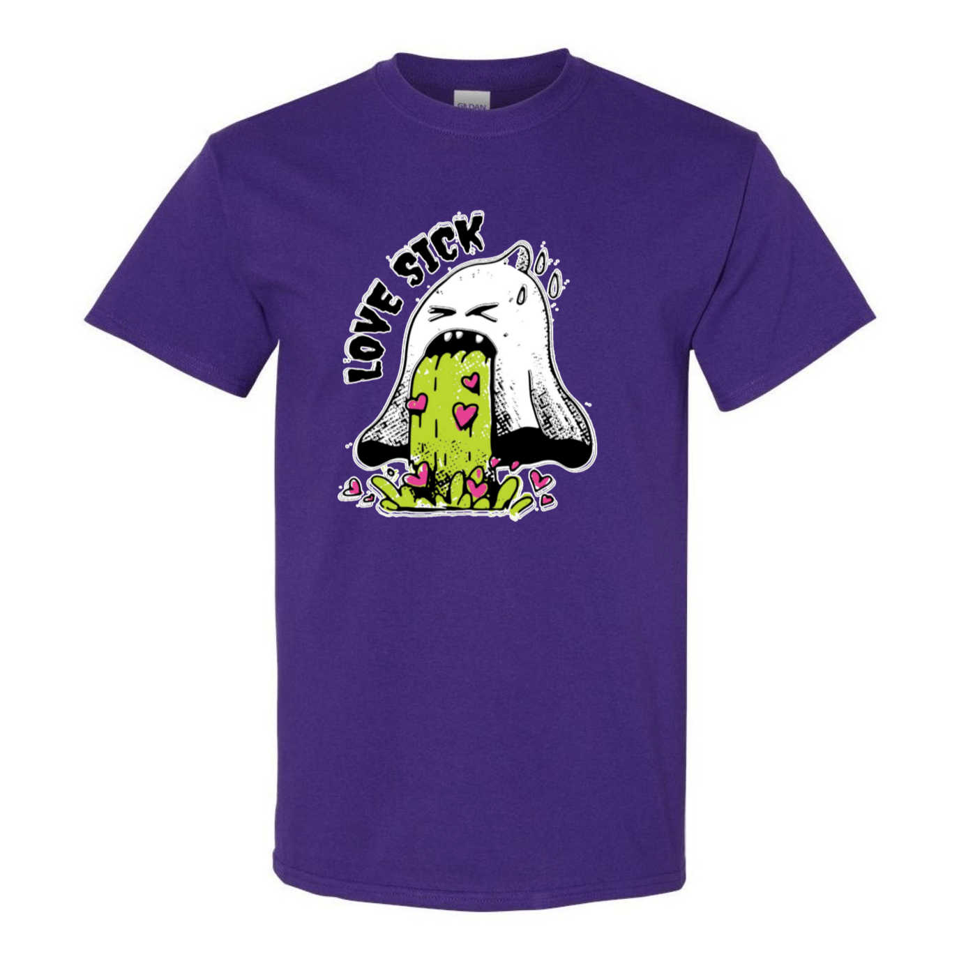 Love Sick Ghost T-Shirt - Funny Valentine's Day Anti - Valentine's Day Tee - StyleSavvy.xyz