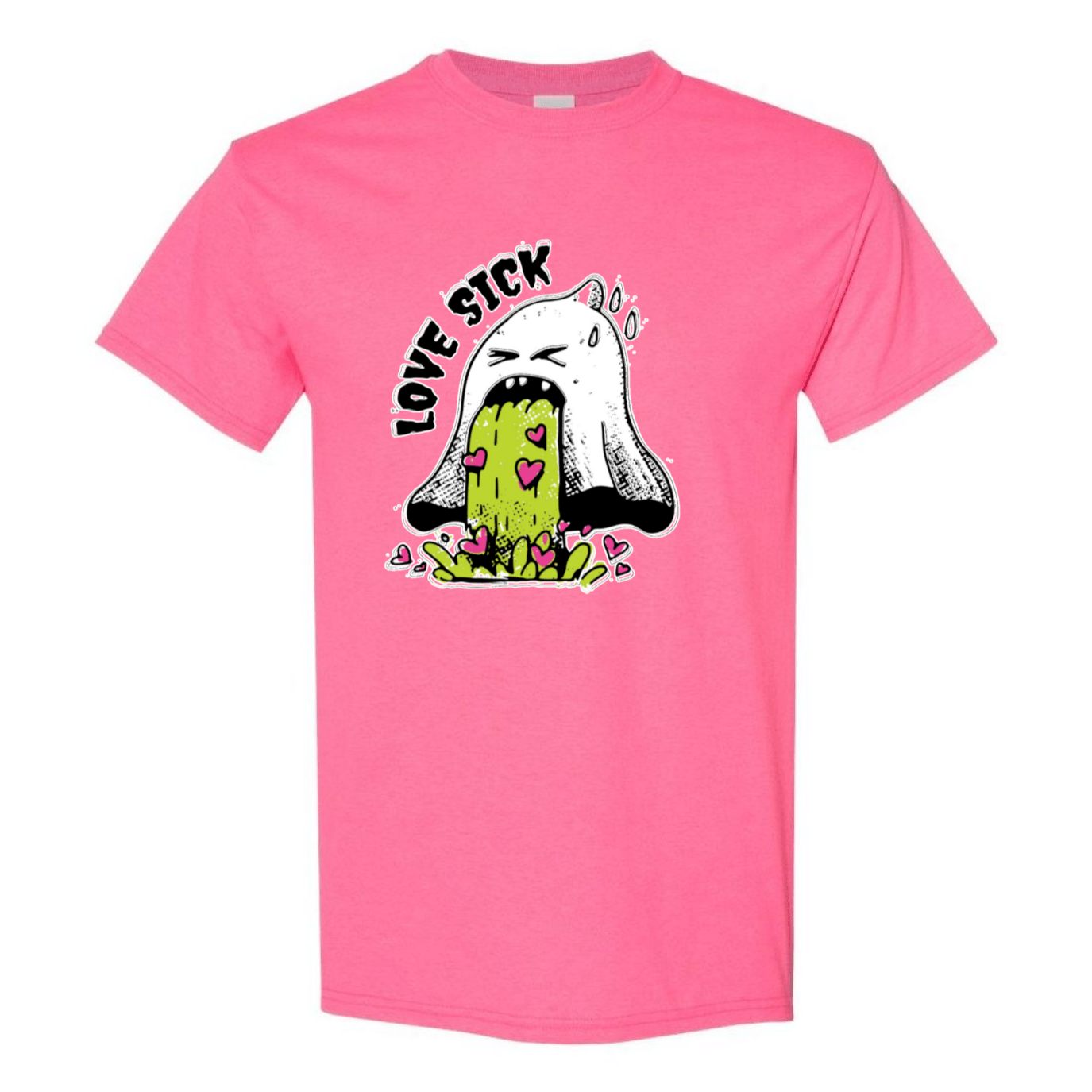 Love Sick Ghost T-Shirt - Funny Valentine's Day Anti - Valentine's Day Tee - StyleSavvy.xyz