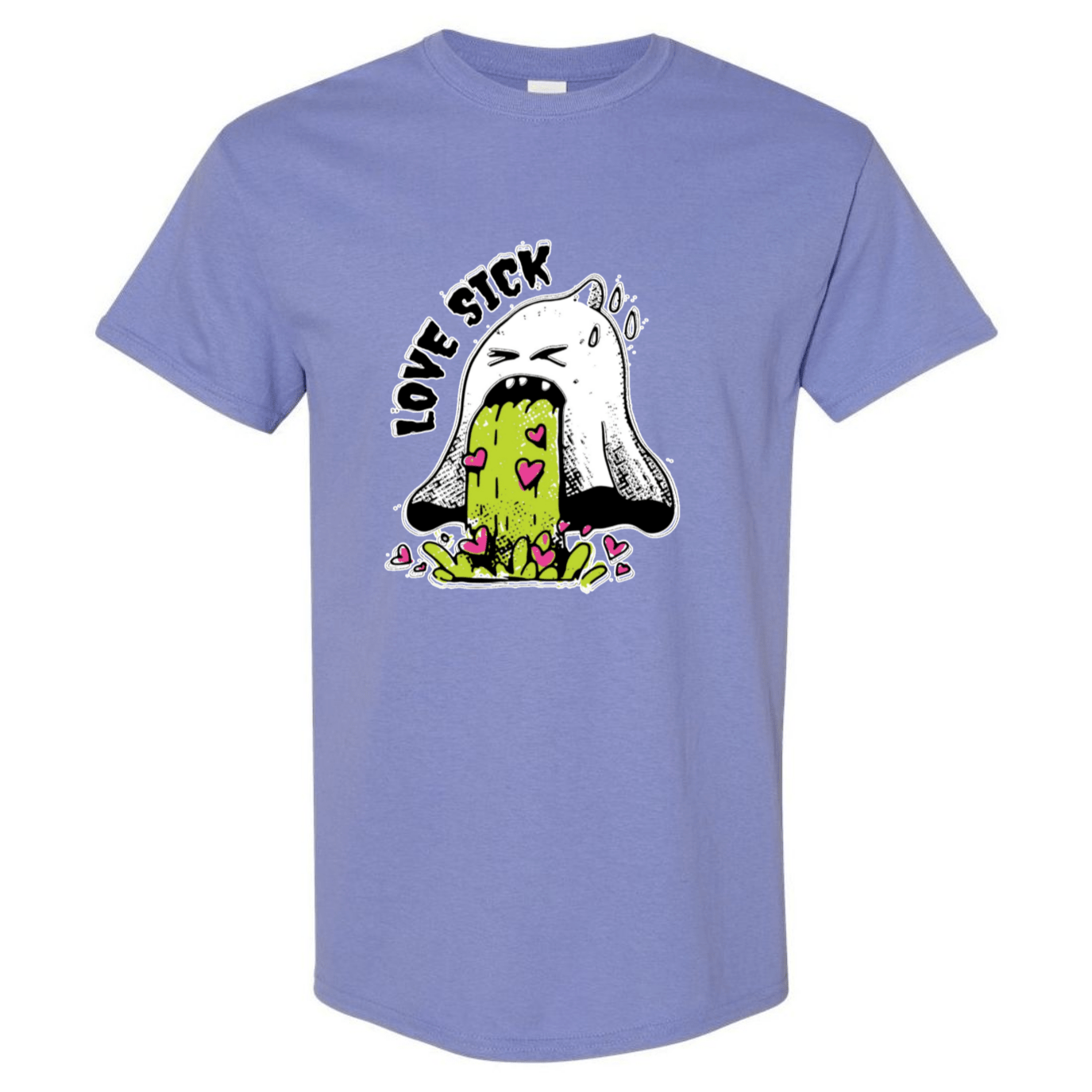 Love Sick Ghost T-Shirt - Funny Valentine's Day Anti - Valentine's Day Tee - StyleSavvy.xyz