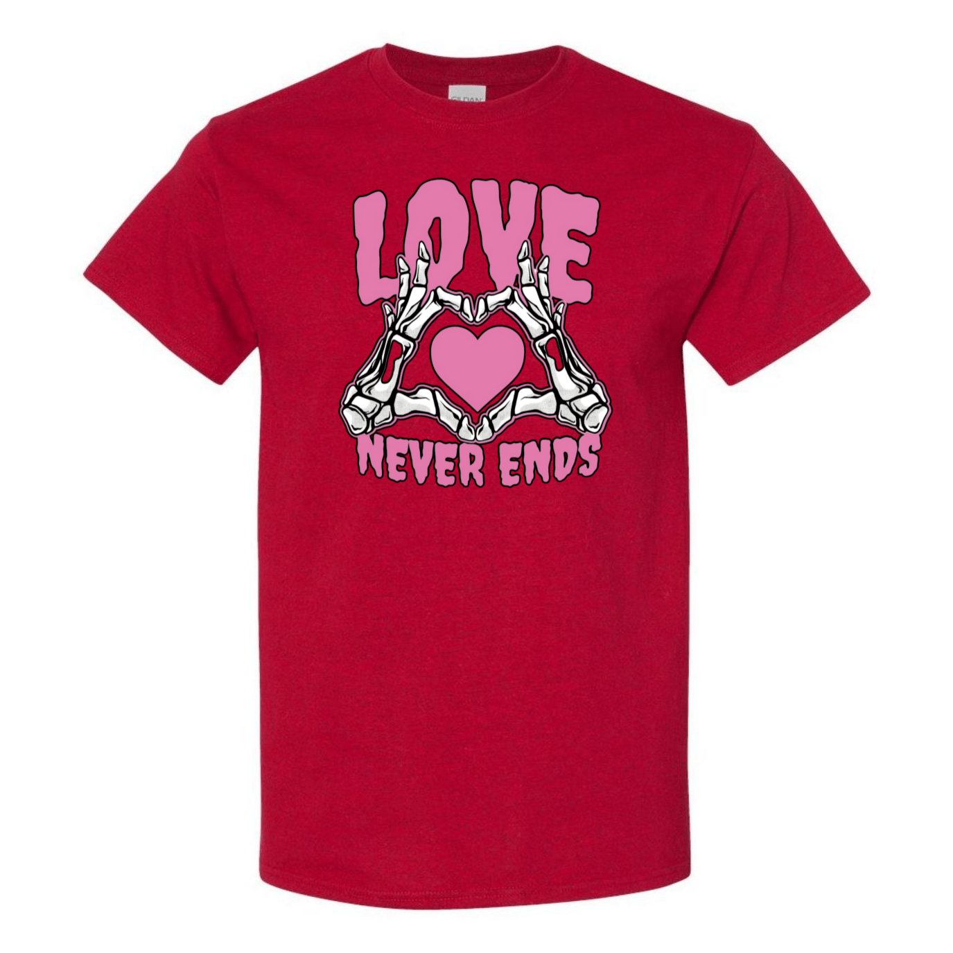 Love Never Ends - Skeleton Hands - StyleSavvy.xyz
