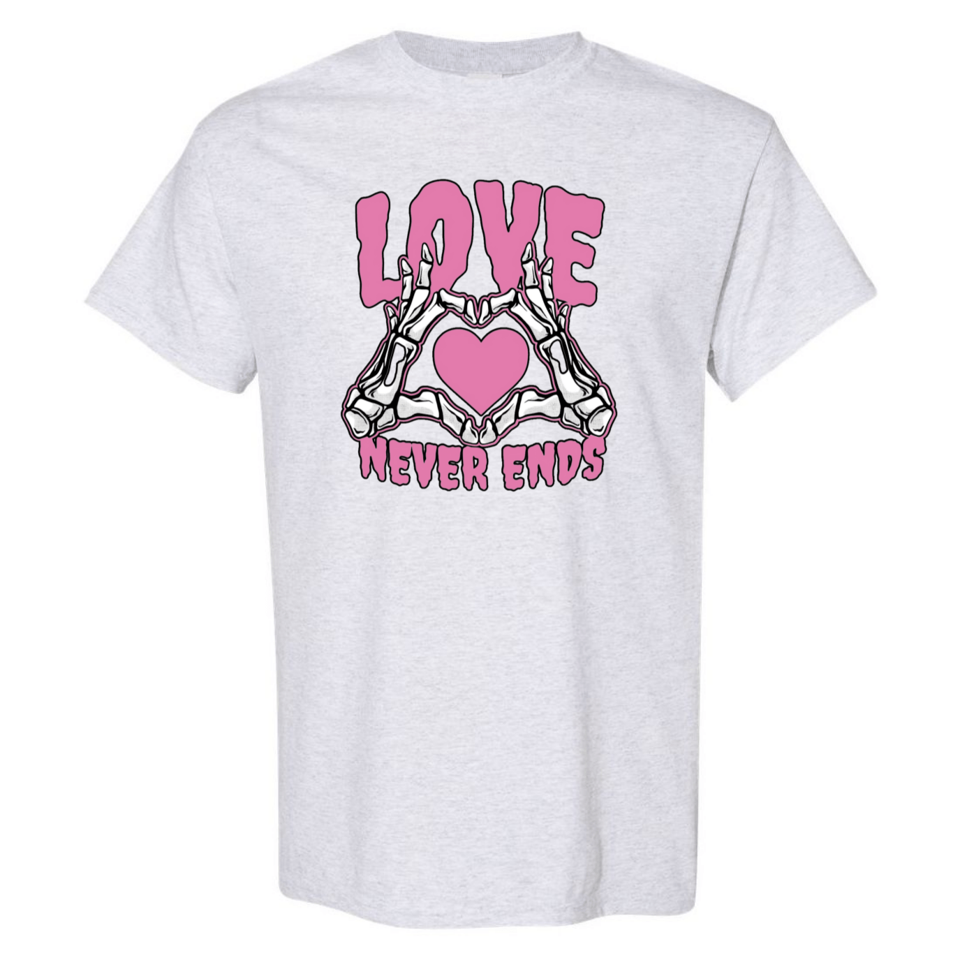 Love Never Ends - Skeleton Hands - StyleSavvy.xyz