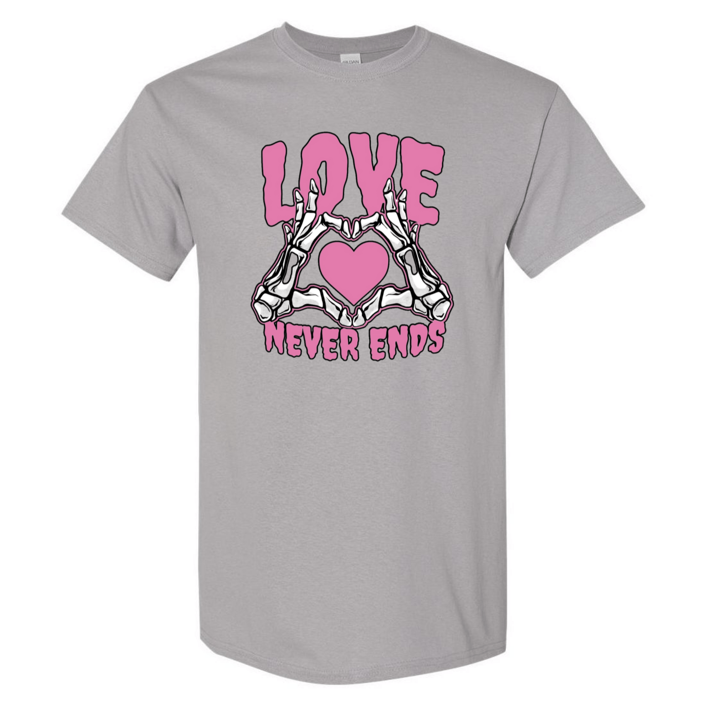 Love Never Ends - Skeleton Hands - StyleSavvy.xyz