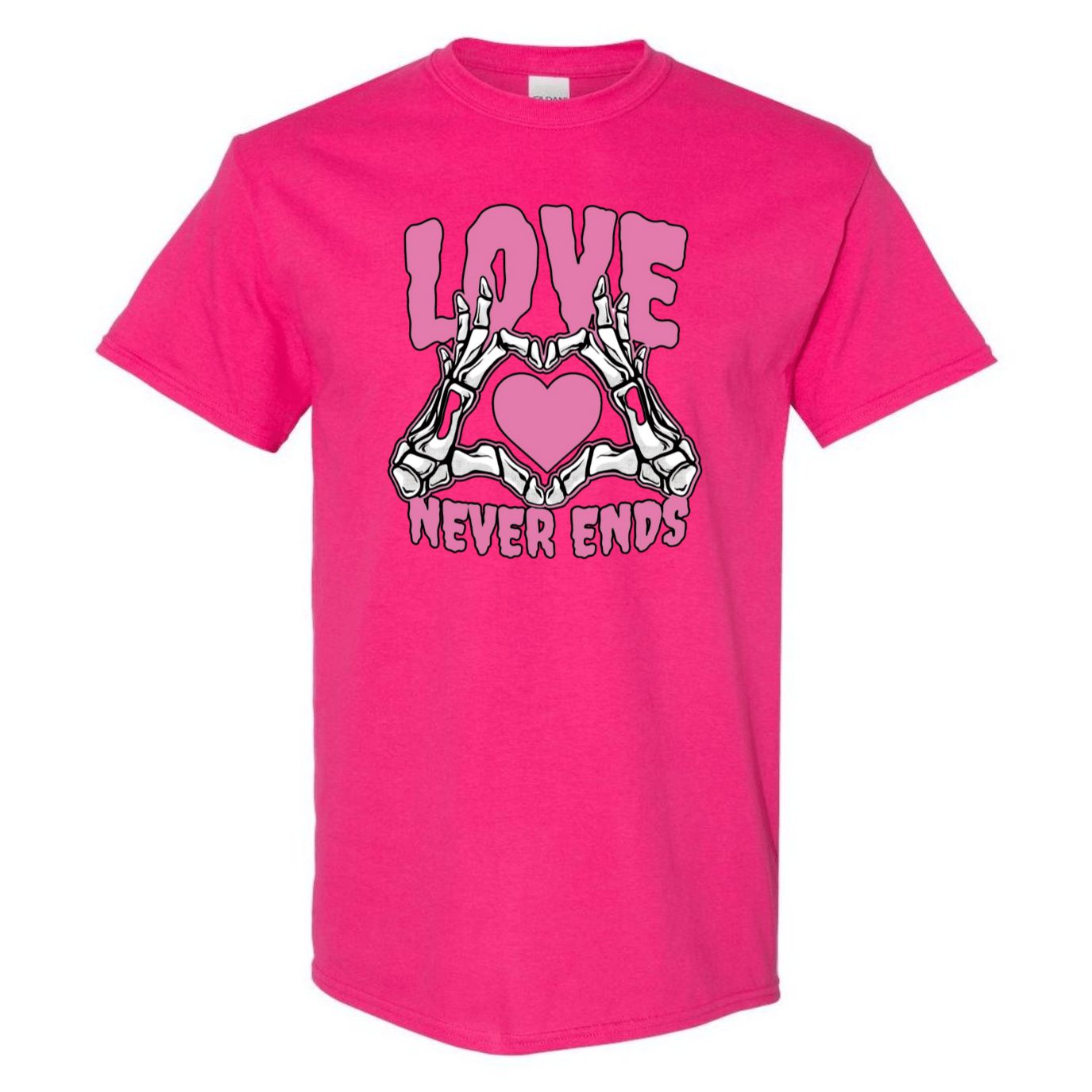 Love Never Ends - Skeleton Hands - StyleSavvy.xyz