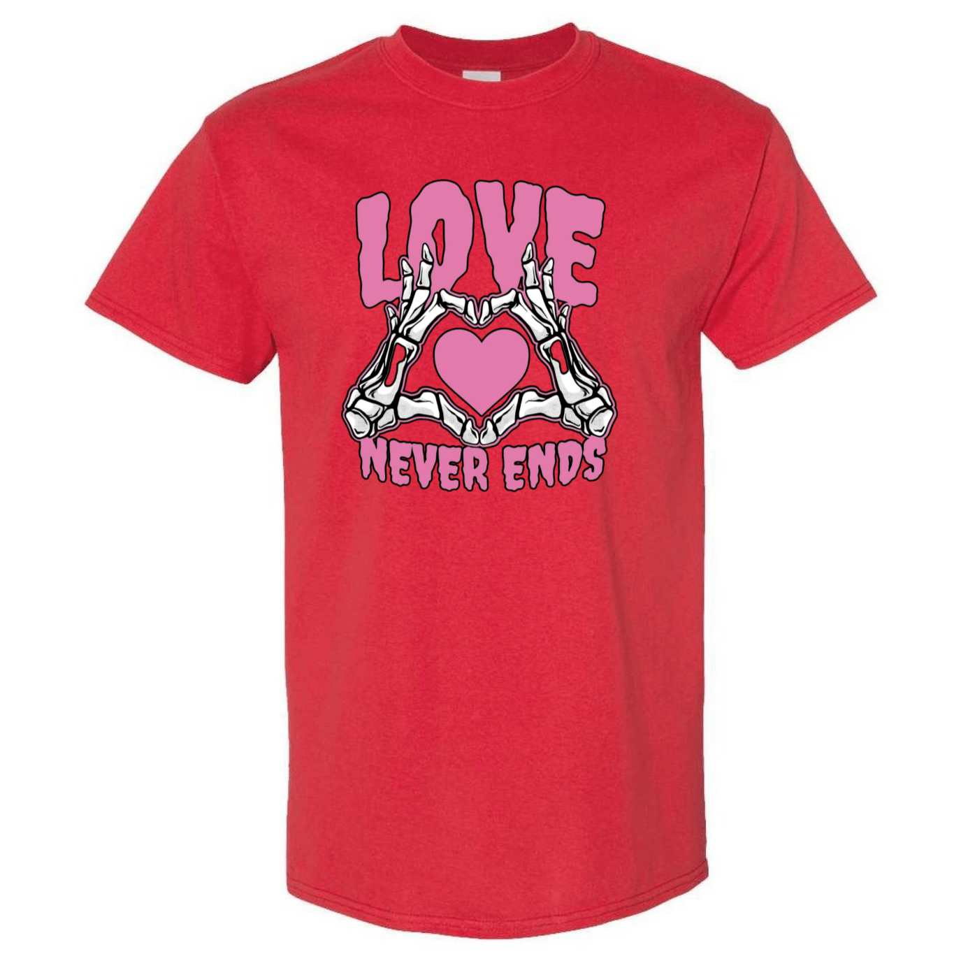 Love Never Ends - Skeleton Hands - StyleSavvy.xyz