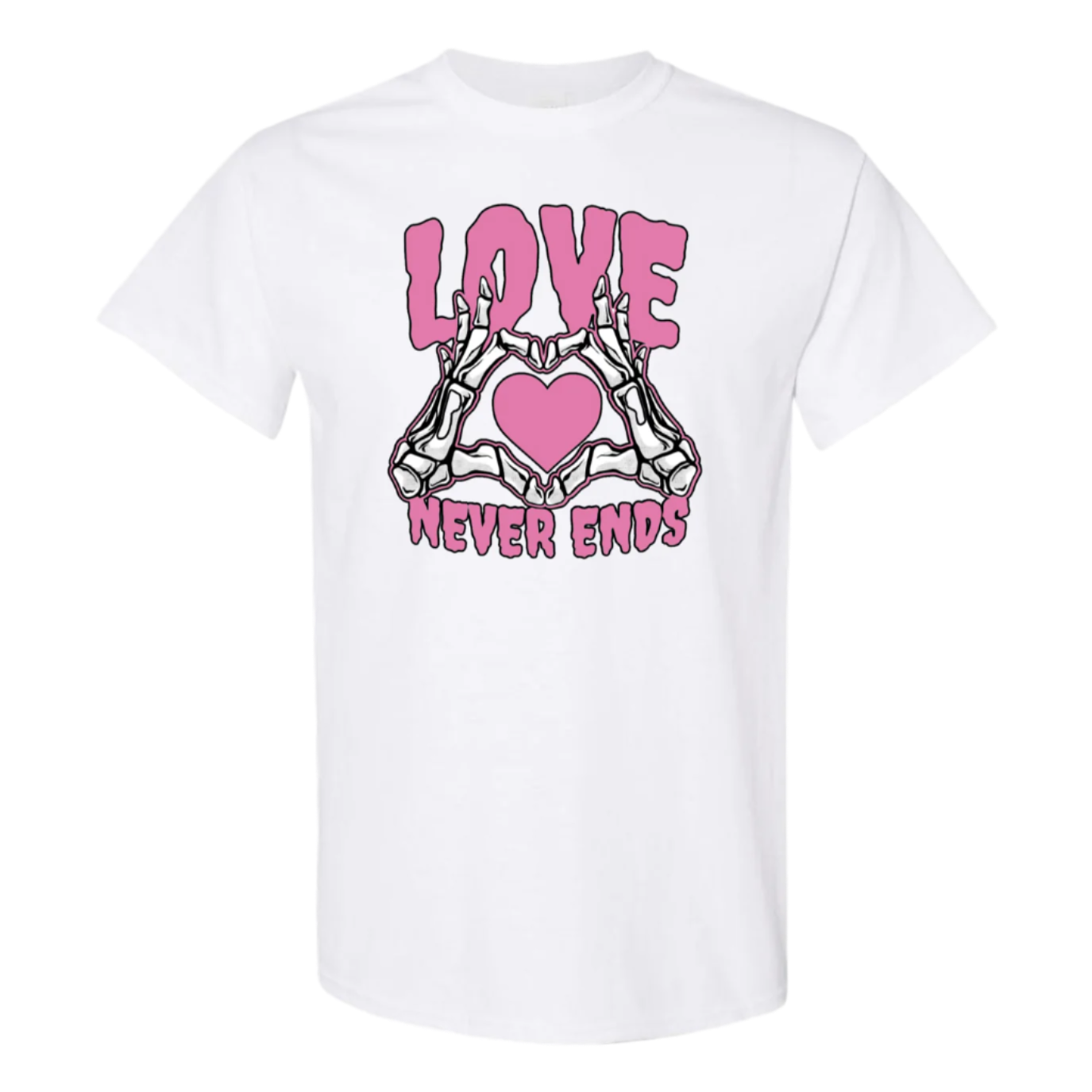 Love Never Ends - Skeleton Hands - StyleSavvy.xyz