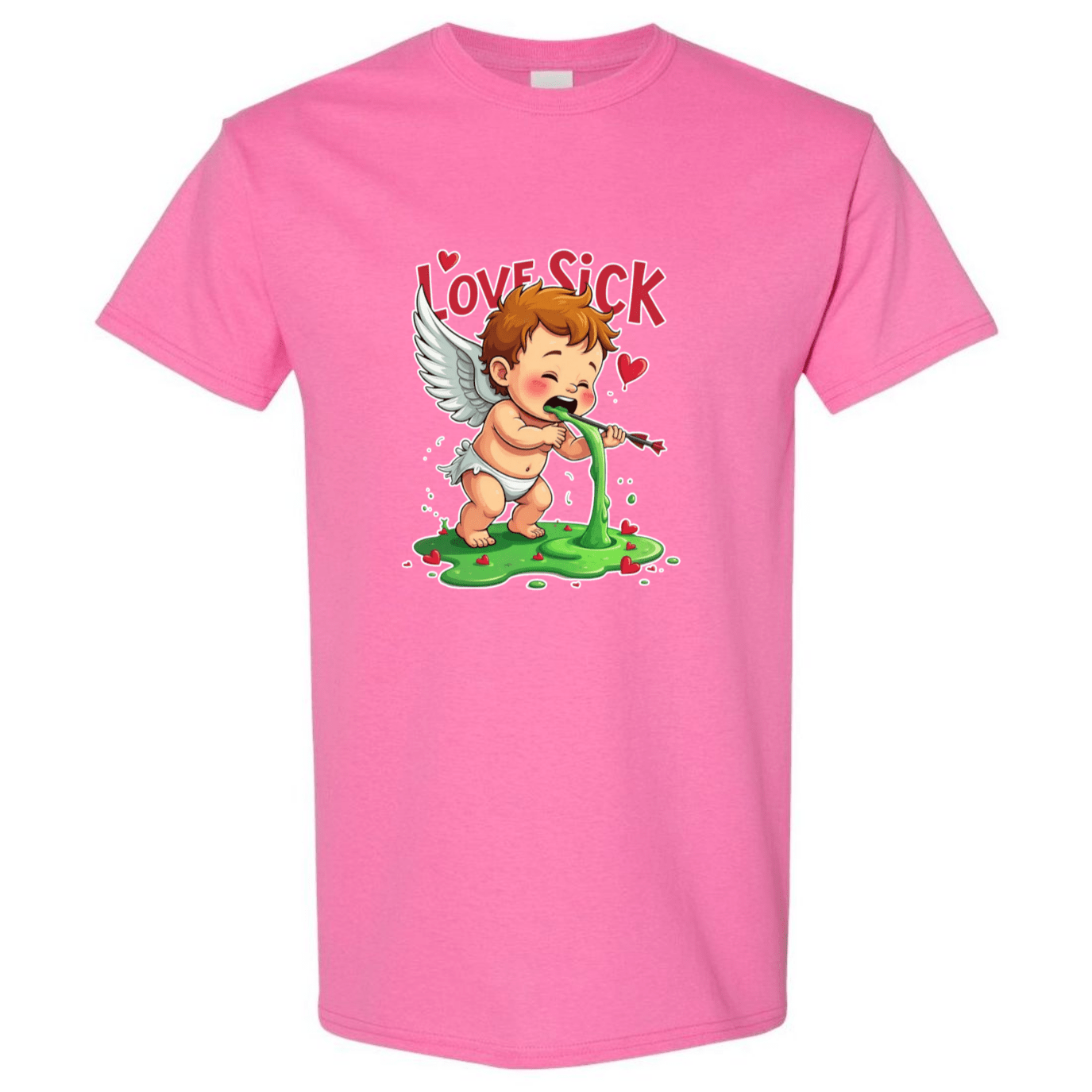 Love Sick Cupid - Anti - Valentine's Day T-Shirt - StyleSavvy.xyz