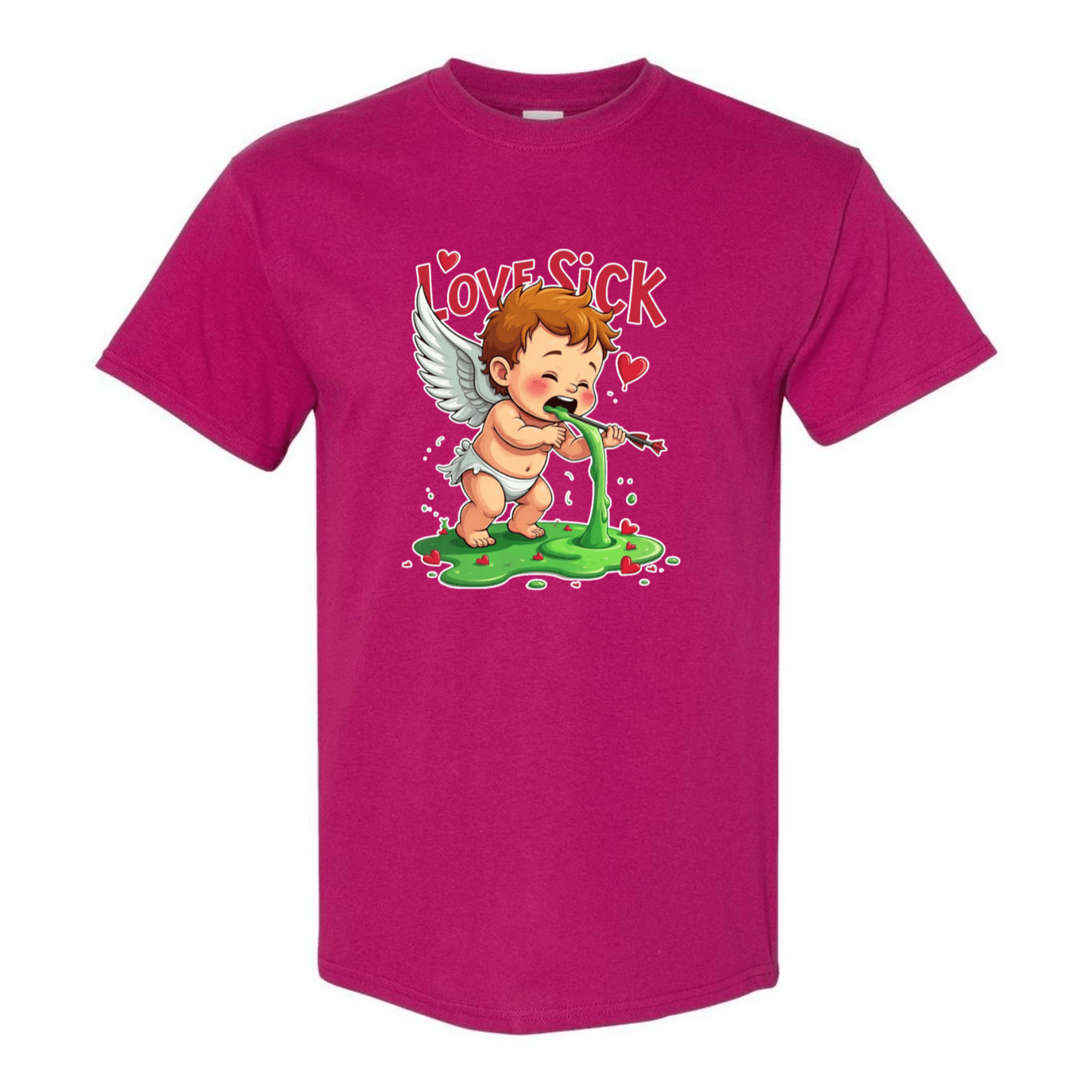 Love Sick Cupid - Anti - Valentine's Day T-Shirt - StyleSavvy.xyz