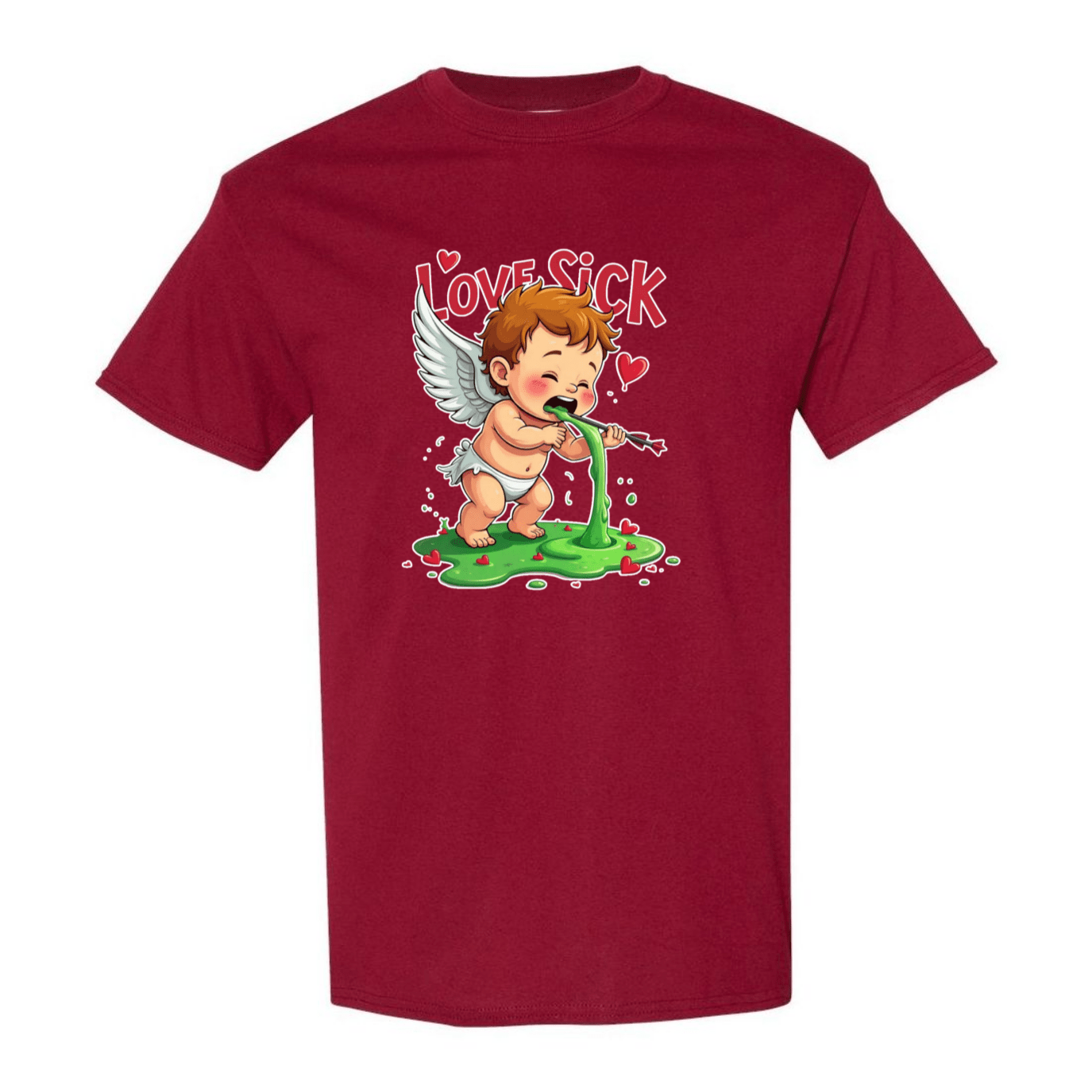 Love Sick Cupid - Anti - Valentine's Day T-Shirt - StyleSavvy.xyz