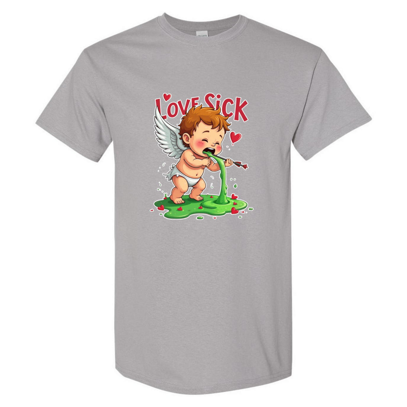 Love Sick Cupid - Anti - Valentine's Day T-Shirt - StyleSavvy.xyz