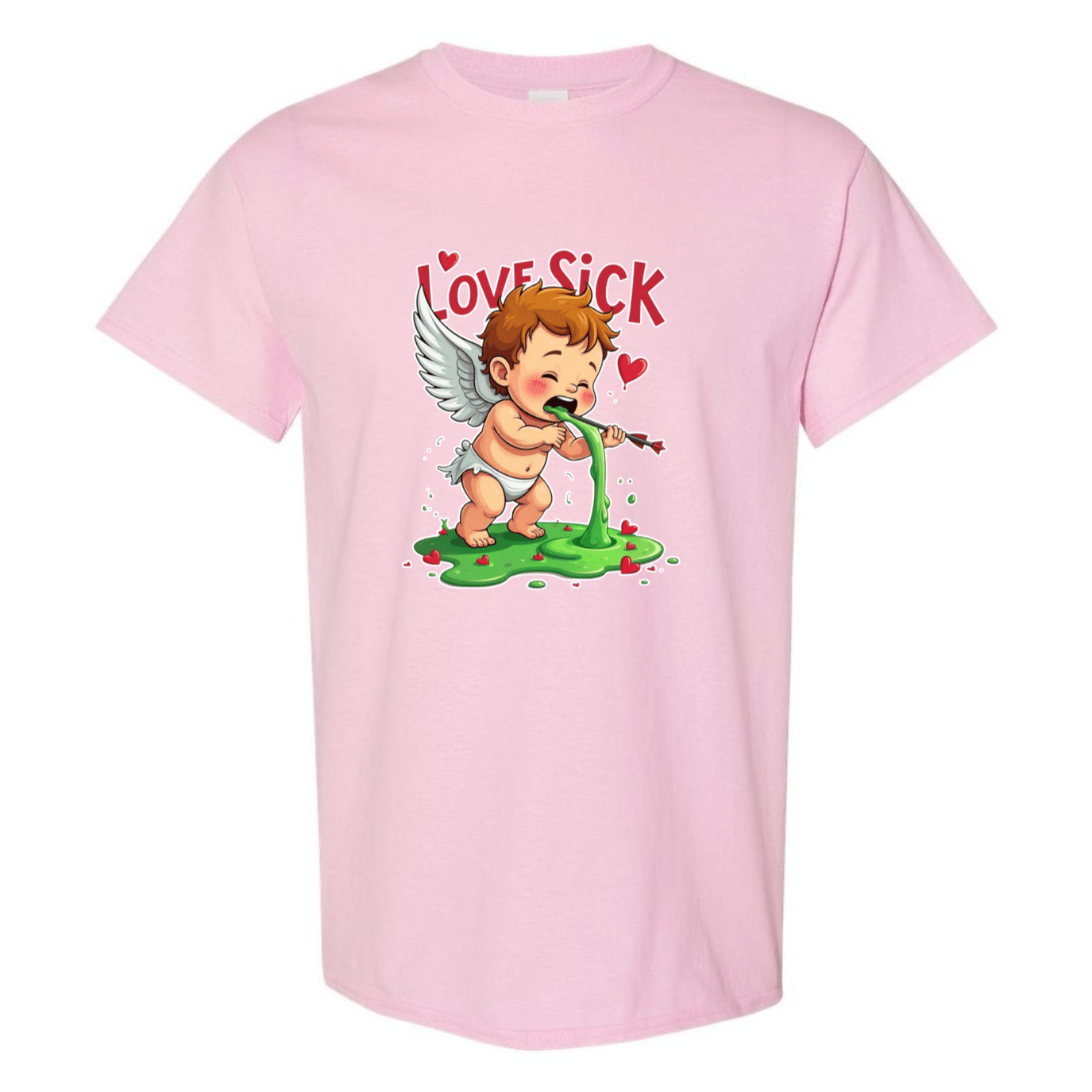 Love Sick Cupid - Anti - Valentine's Day T-Shirt - StyleSavvy.xyz