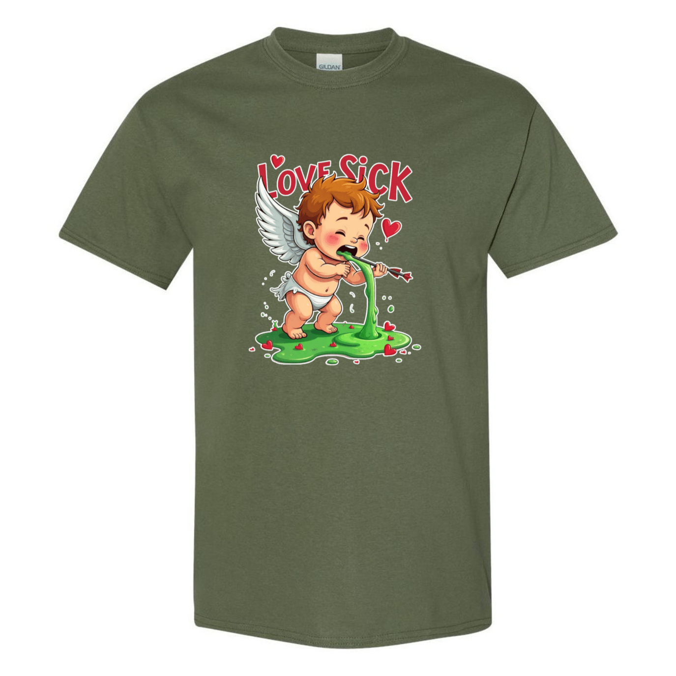 Love Sick Cupid - Anti - Valentine's Day T-Shirt - StyleSavvy.xyz