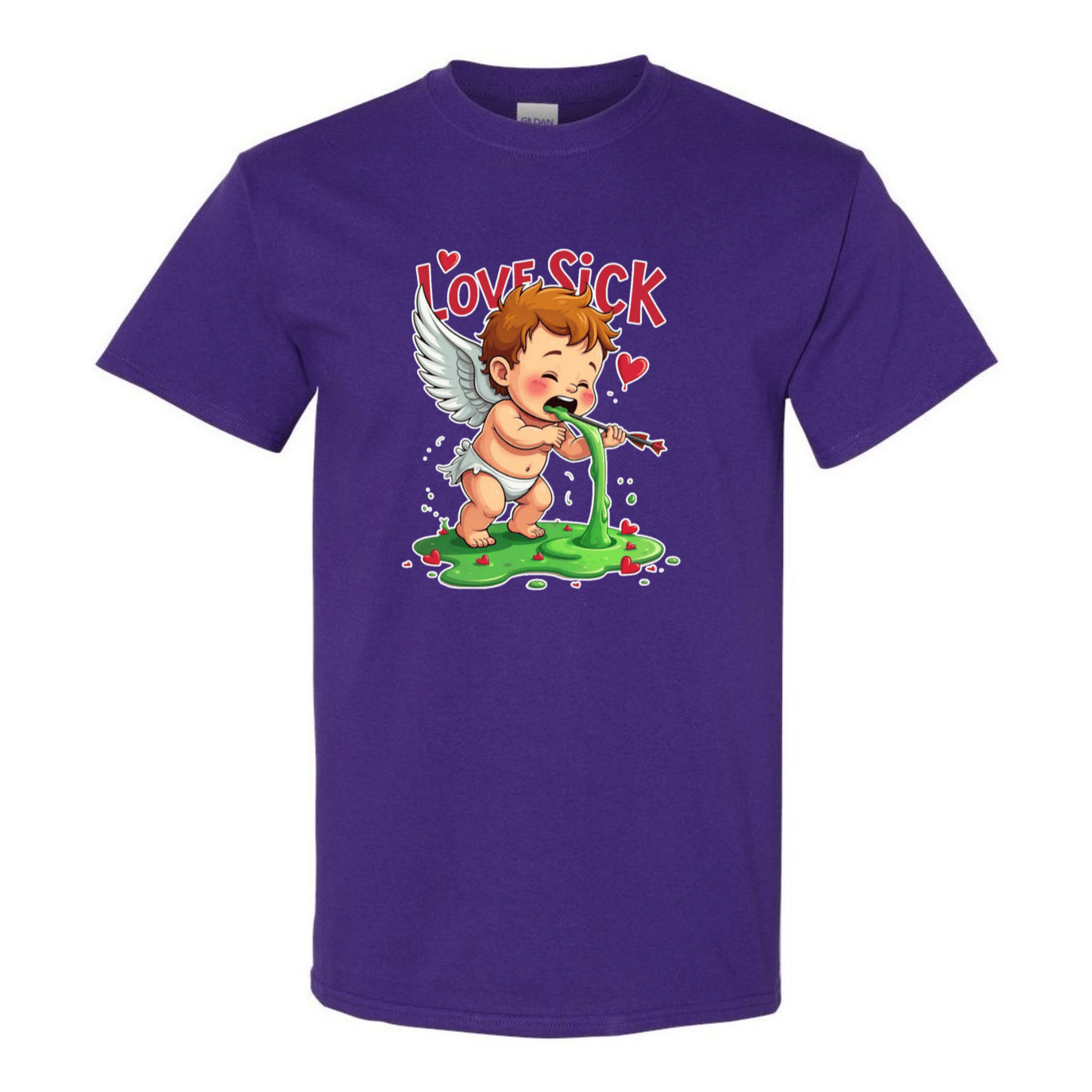 Love Sick Cupid - Anti - Valentine's Day T-Shirt - StyleSavvy.xyz