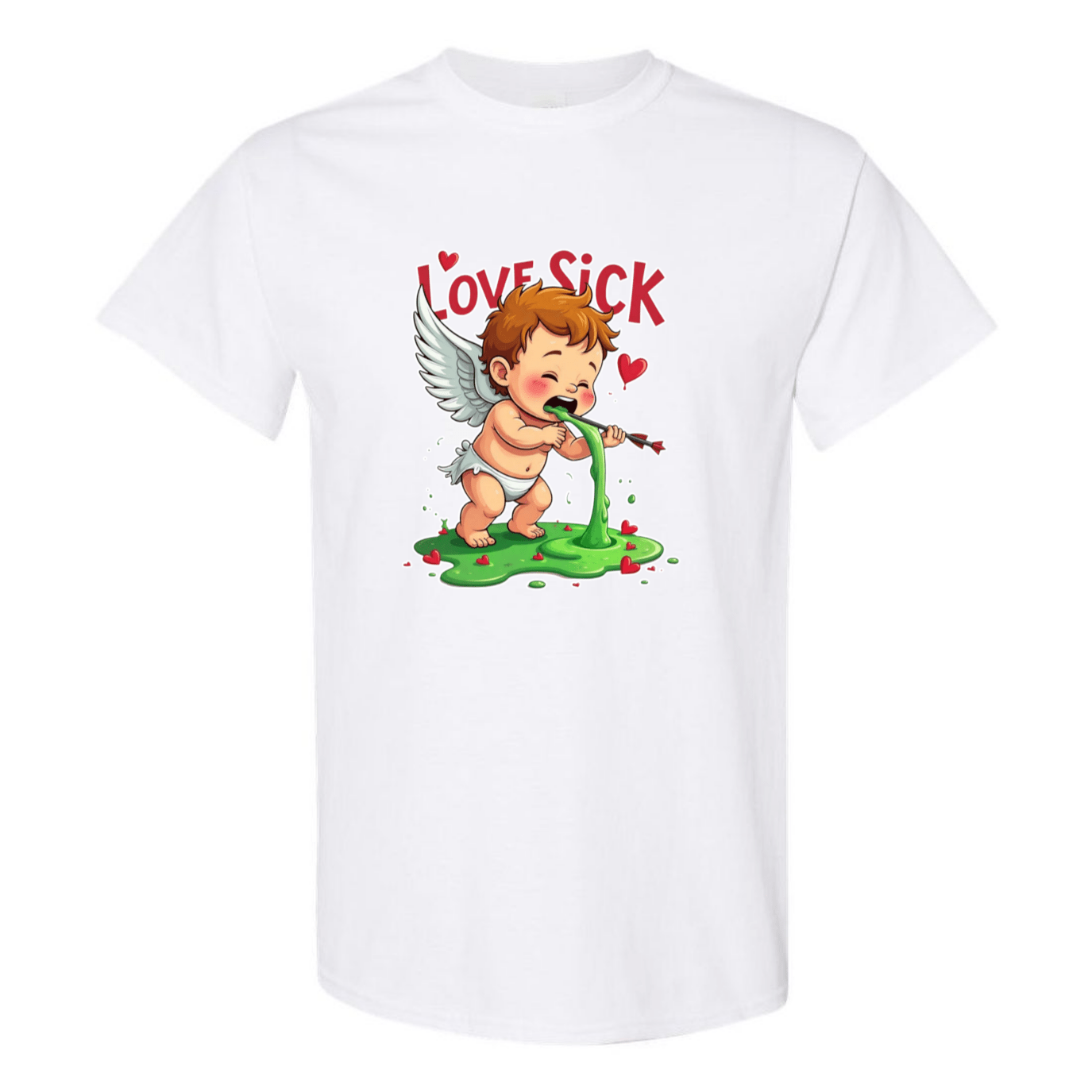 Love Sick Cupid - Anti - Valentine's Day T-Shirt - StyleSavvy.xyz