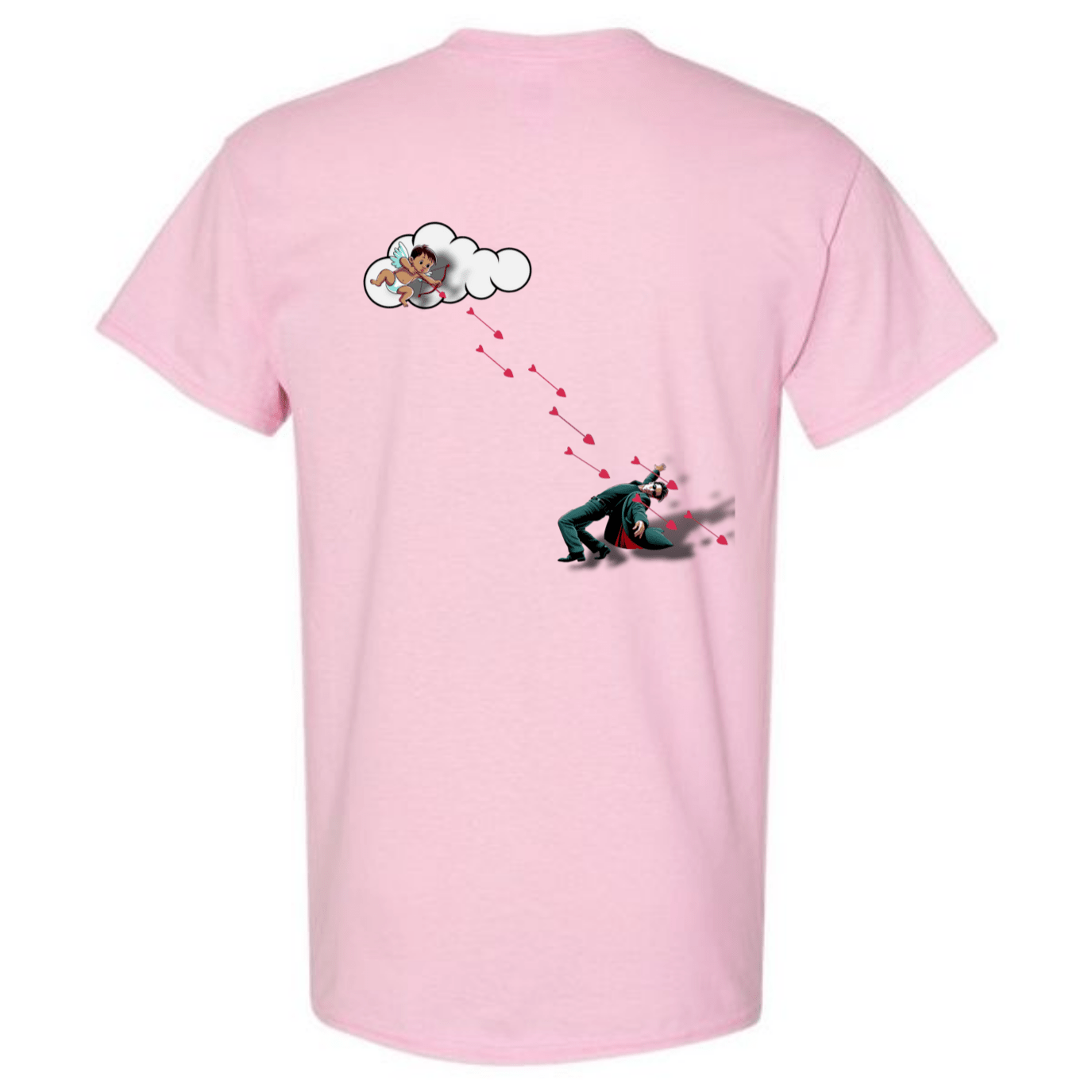 "Not Today Cupid" Matrix Limbo T-Shirt - Front & Back - StyleSavvy.xyz