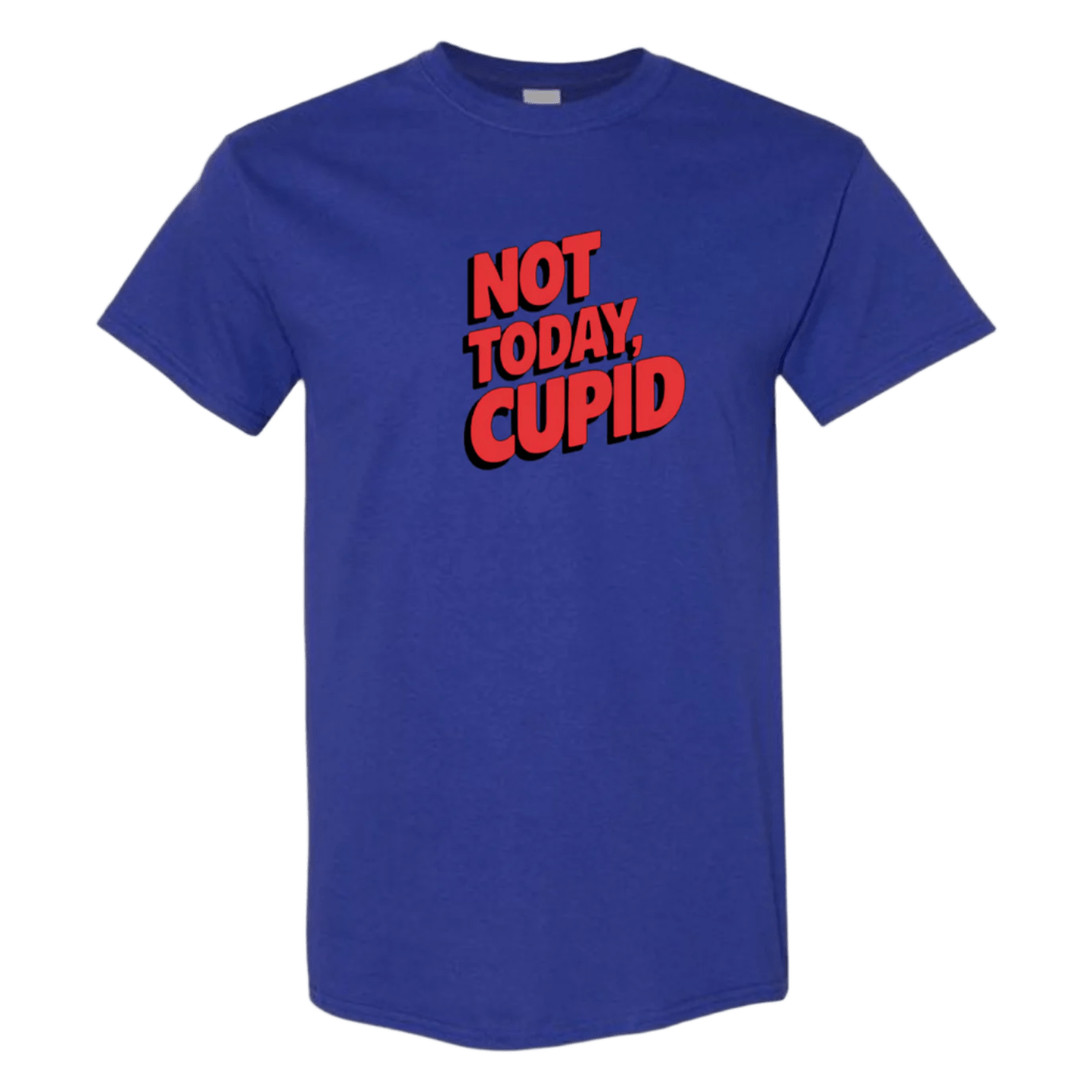 "Not Today Cupid" Matrix Limbo T-Shirt - Front & Back - StyleSavvy.xyz