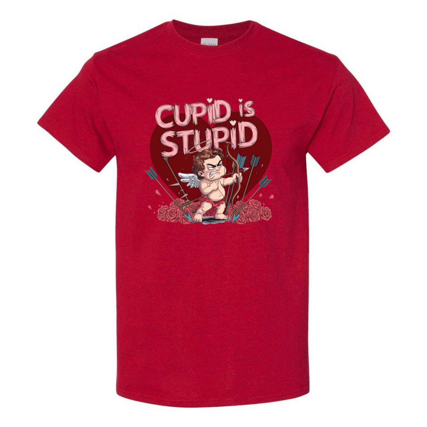 Cupid is Stupid T-Shirt - Funny Anti - Valentine's Day Gift - StyleSavvy.xyz