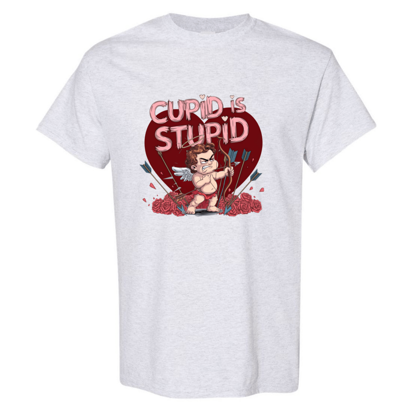 Cupid is Stupid T-Shirt - Funny Anti - Valentine's Day Gift - StyleSavvy.xyz