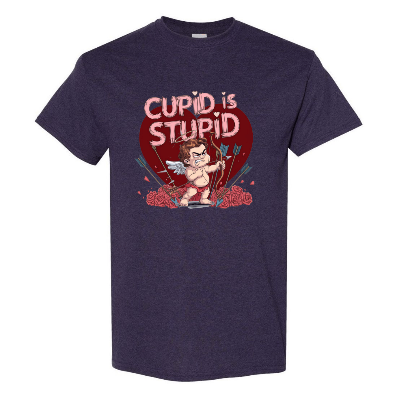 Cupid is Stupid T-Shirt - Funny Anti - Valentine's Day Gift - StyleSavvy.xyz
