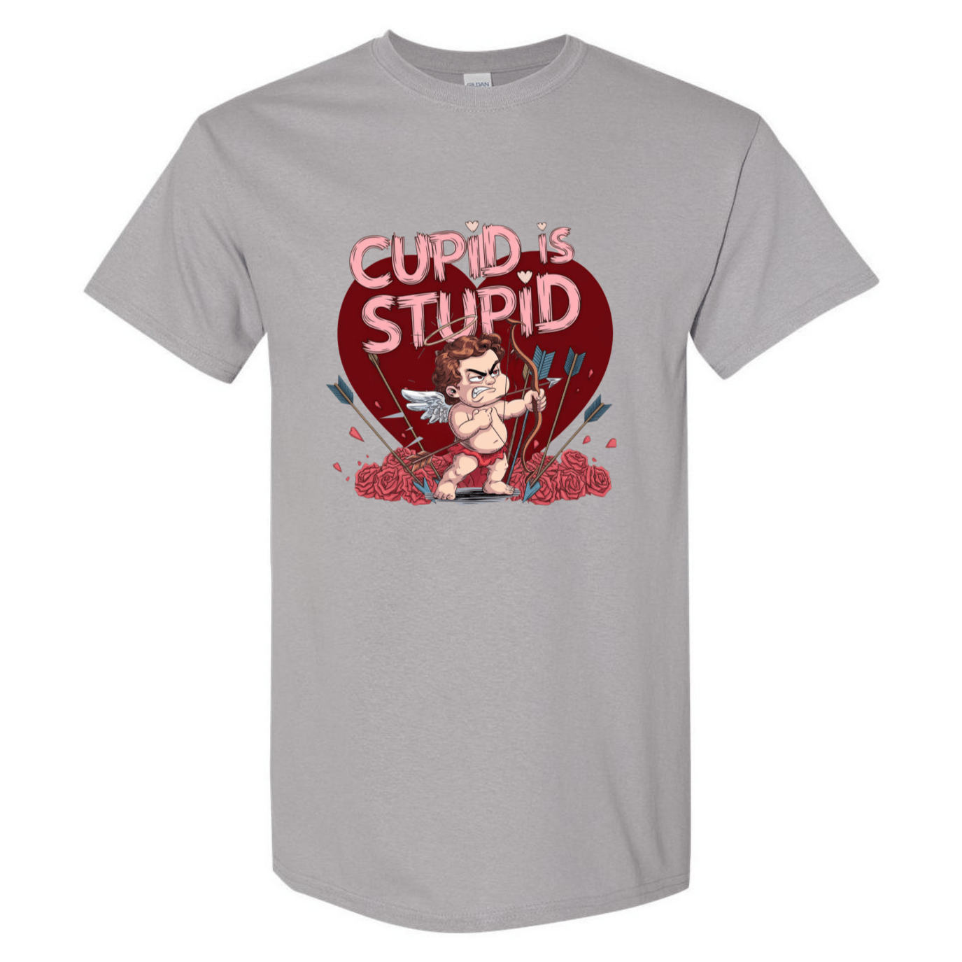 Cupid is Stupid T-Shirt - Funny Anti - Valentine's Day Gift - StyleSavvy.xyz