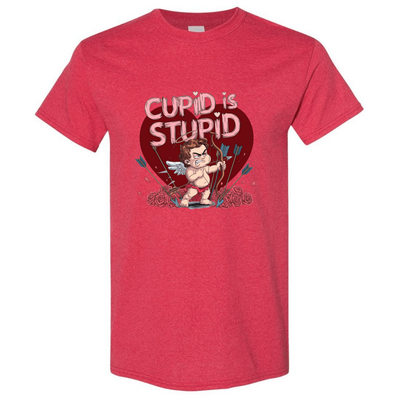 Cupid is Stupid T-Shirt - Funny Anti - Valentine's Day Gift - StyleSavvy.xyz
