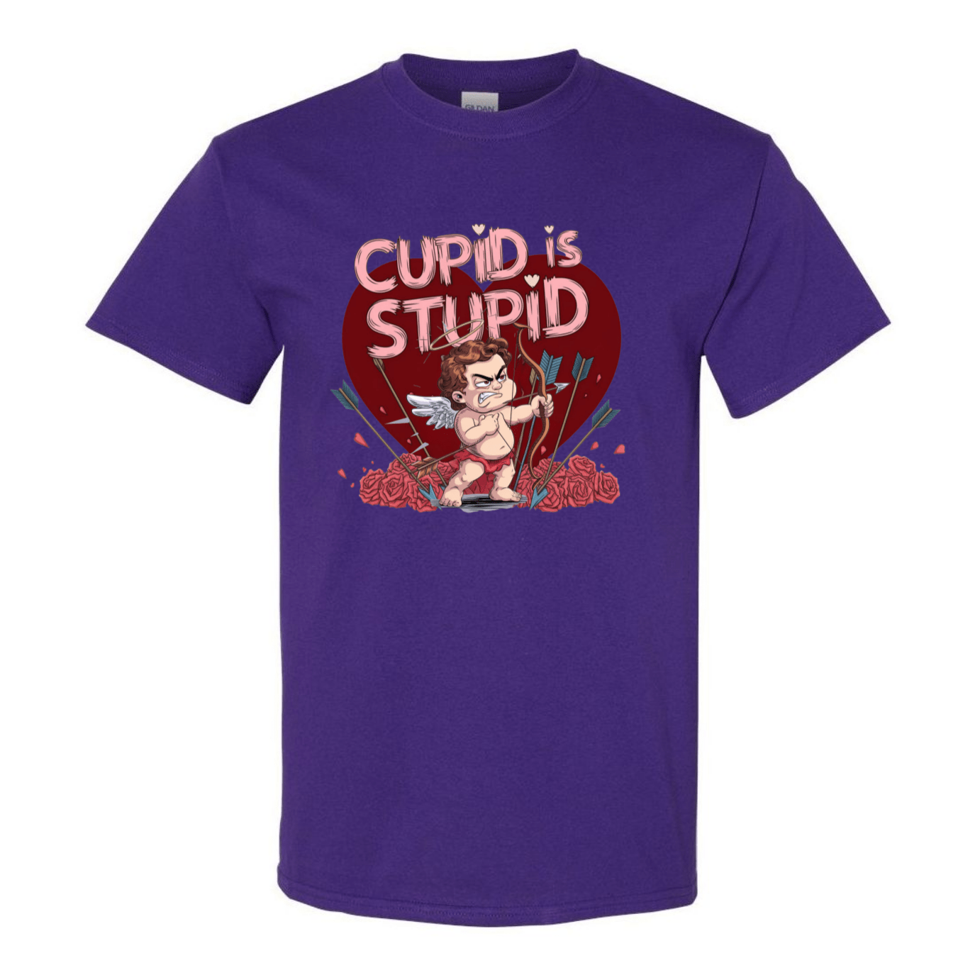 Cupid is Stupid T-Shirt - Funny Anti - Valentine's Day Gift - StyleSavvy.xyz