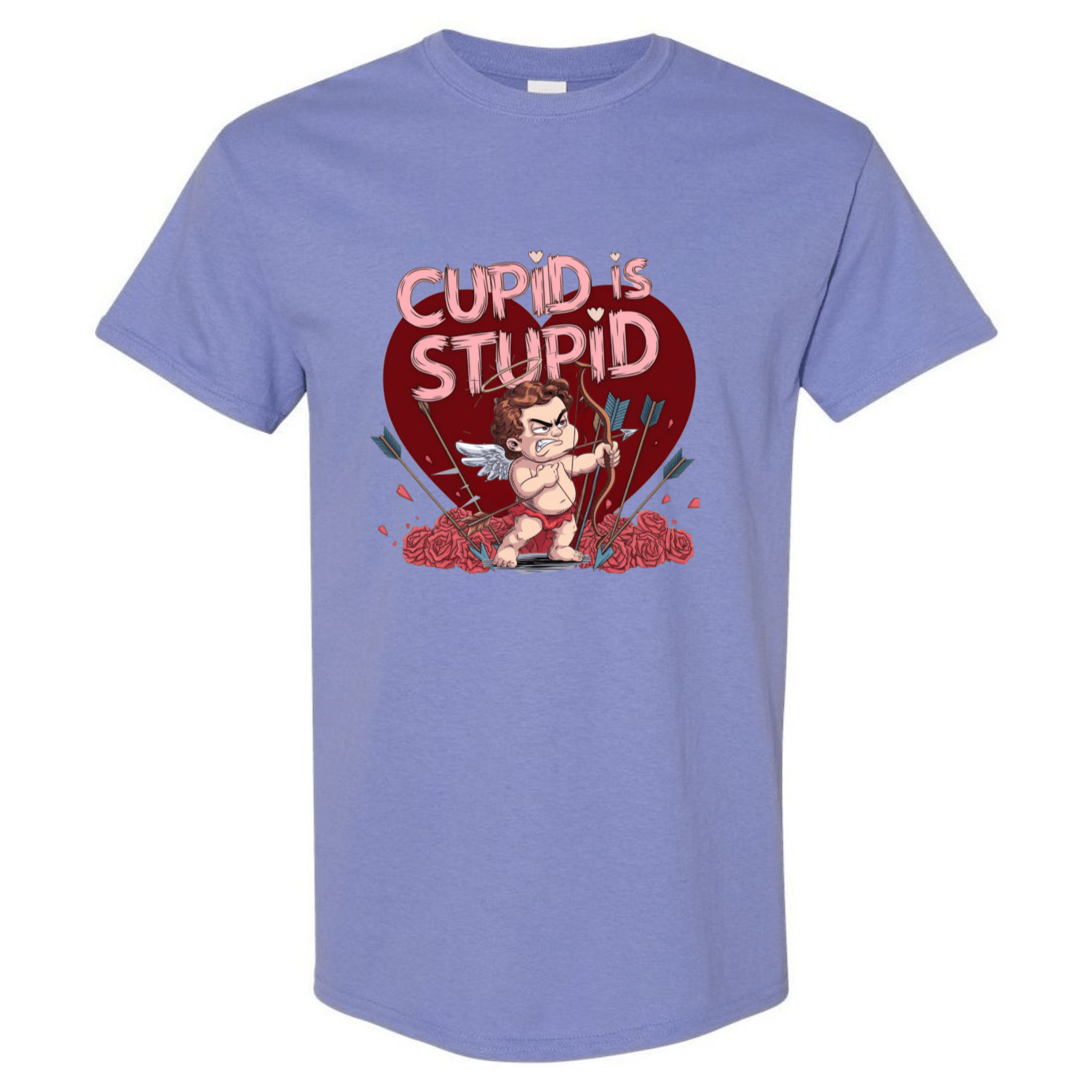 Cupid is Stupid T-Shirt - Funny Anti - Valentine's Day Gift - StyleSavvy.xyz