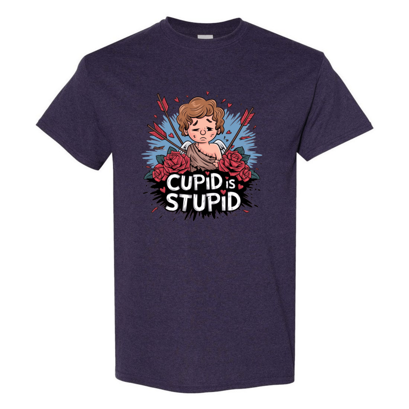 Cupid is Stupid T-Shirt V2 - Funny Anti - Valentine's Day Gift - StyleSavvy.xyz