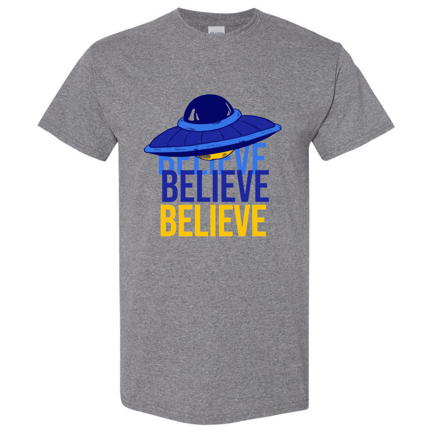 Believe UFO T-Shirt – Retro Alien Aesthetic Tee - StyleSavvy.xyz