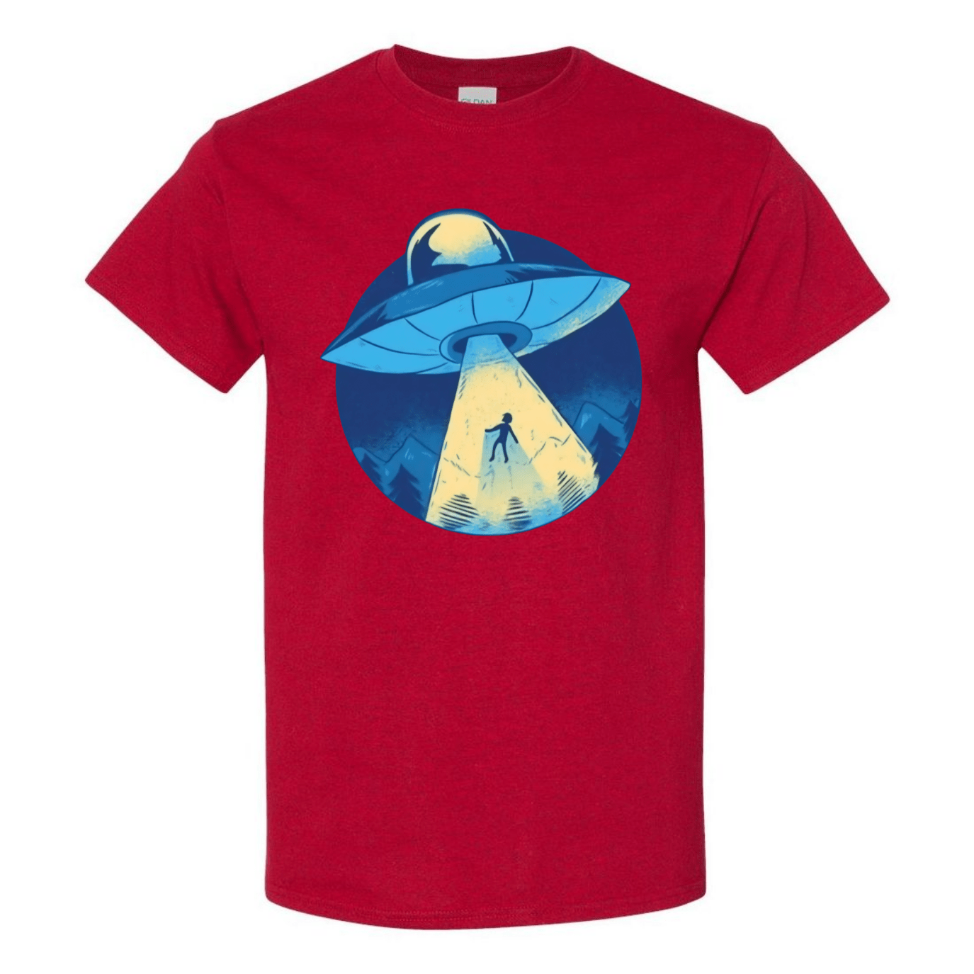 UFO Abduction T-Shirt - Retro Sci - Fi Design - StyleSavvy.xyz