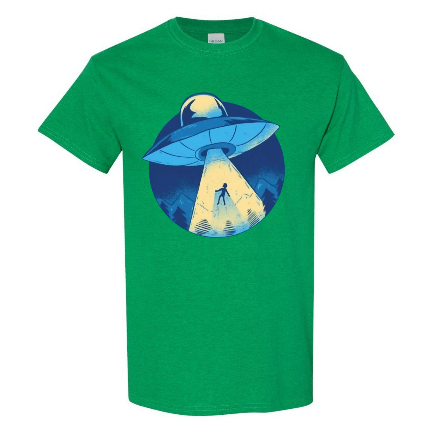 UFO Abduction T-Shirt - Retro Sci - Fi Design - StyleSavvy.xyz