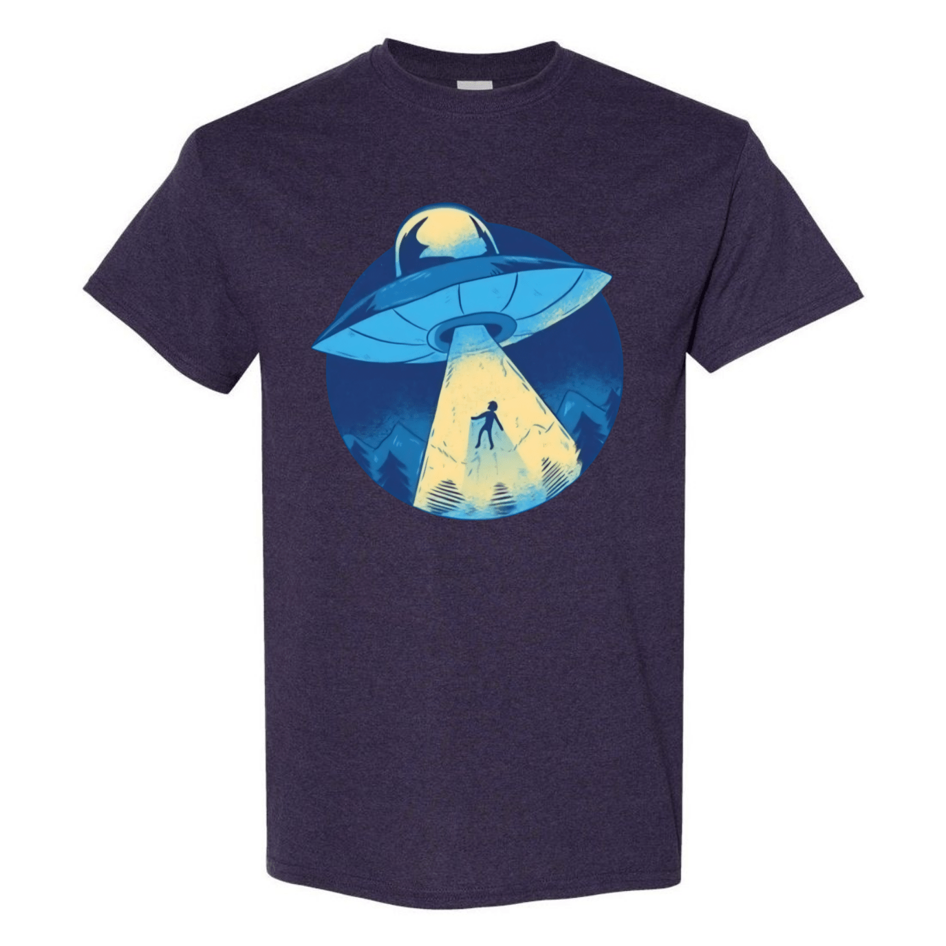 UFO Abduction T-Shirt - Retro Sci - Fi Design - StyleSavvy.xyz