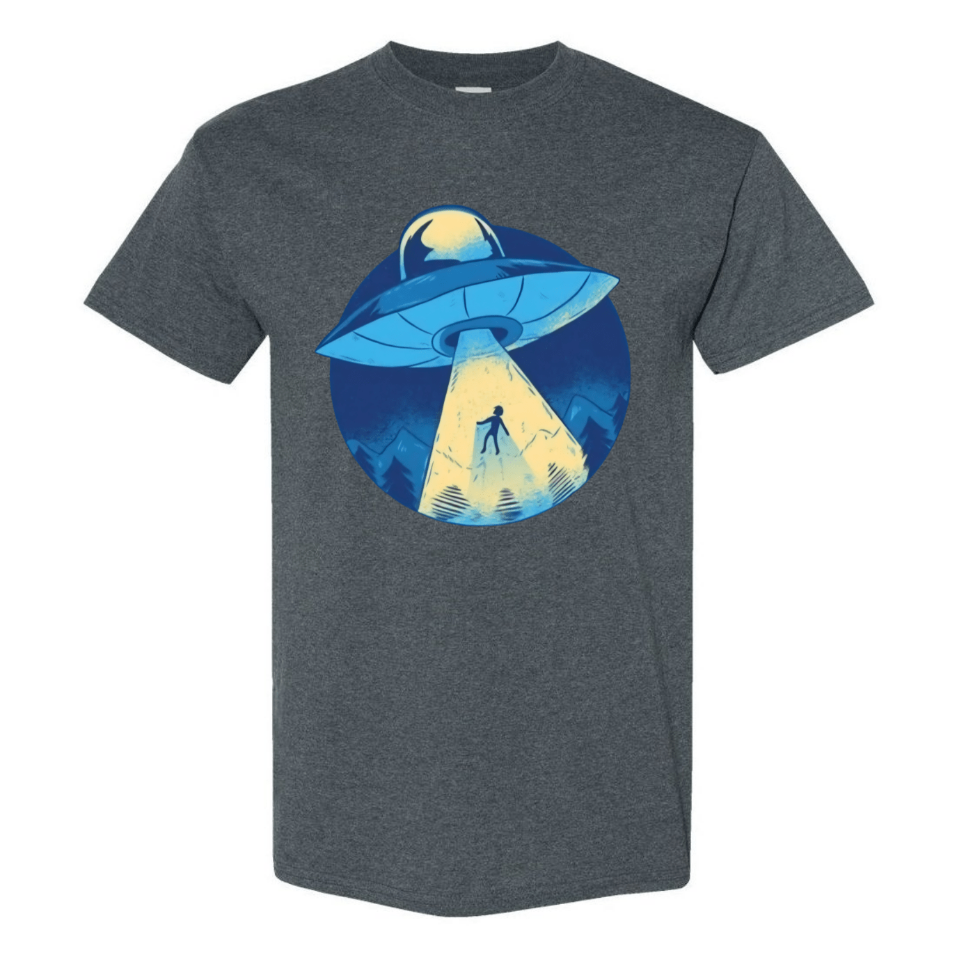 UFO Abduction T-Shirt - Retro Sci - Fi Design - StyleSavvy.xyz