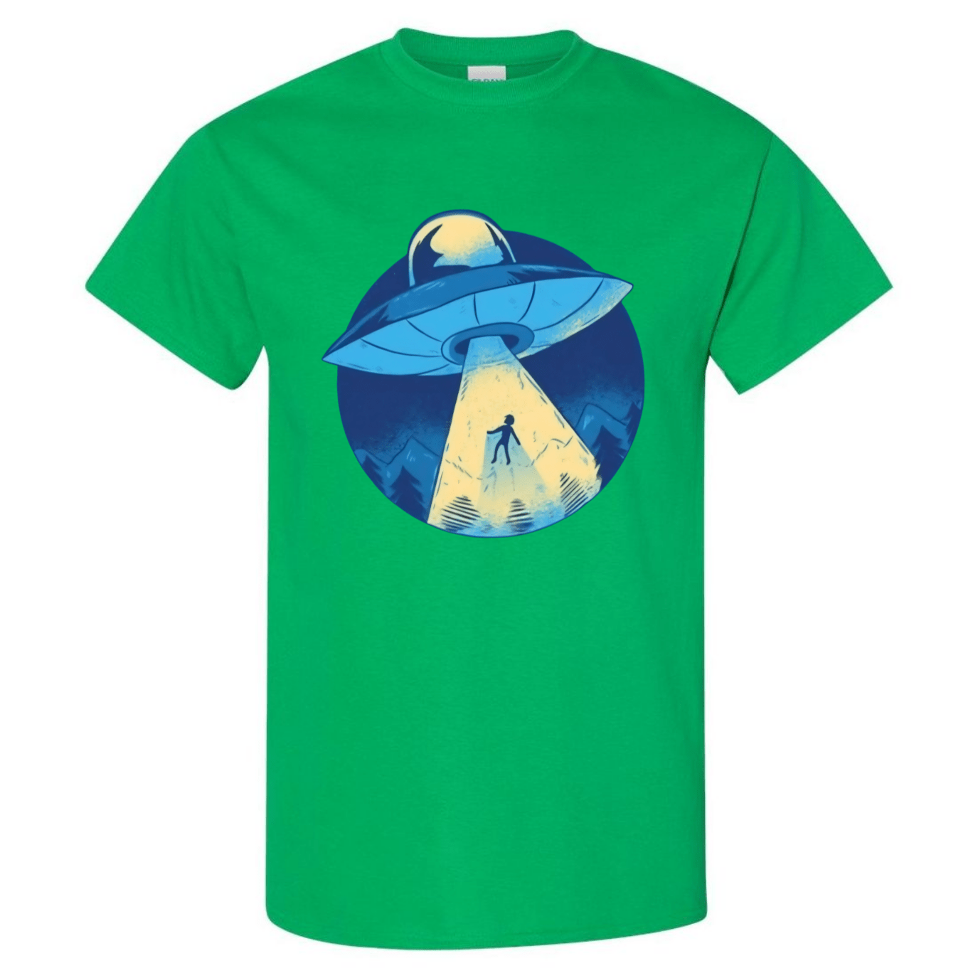 UFO Abduction T-Shirt - Retro Sci - Fi Design - StyleSavvy.xyz
