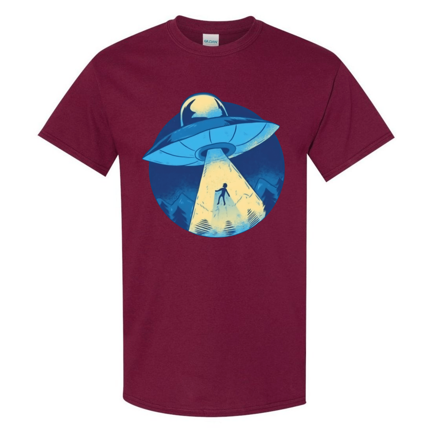 UFO Abduction T-Shirt - Retro Sci - Fi Design - StyleSavvy.xyz