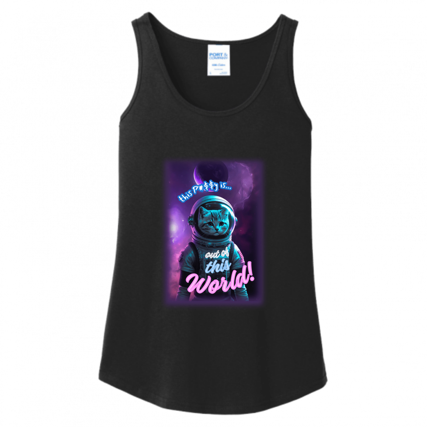 This P*$$¥ is Out of This World! – Funny Space Cat Astronaut T-Shirt - StyleSavvy.xyz