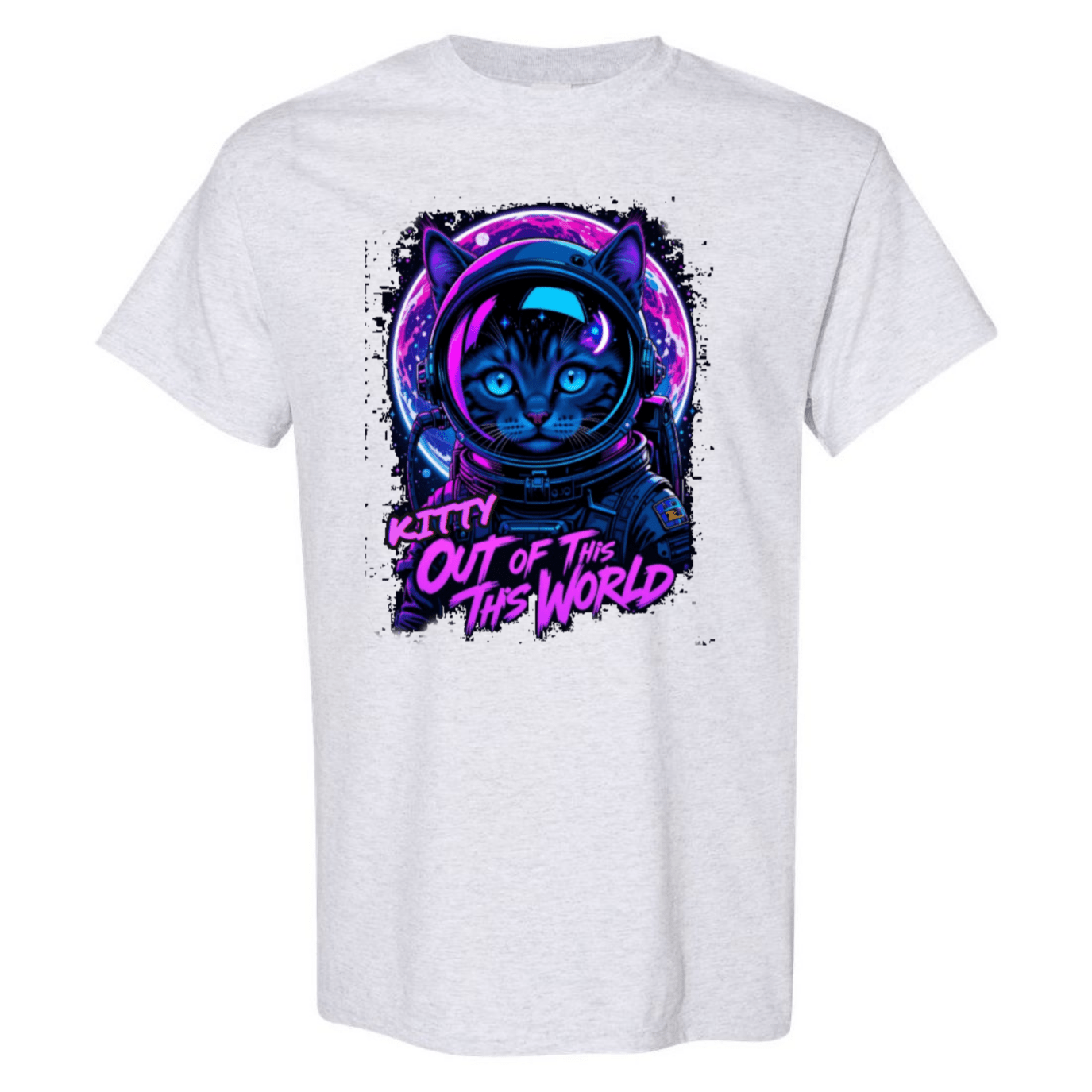 Kitty Outta This World Tee - SSXYZ - StyleSavvy.xyz
