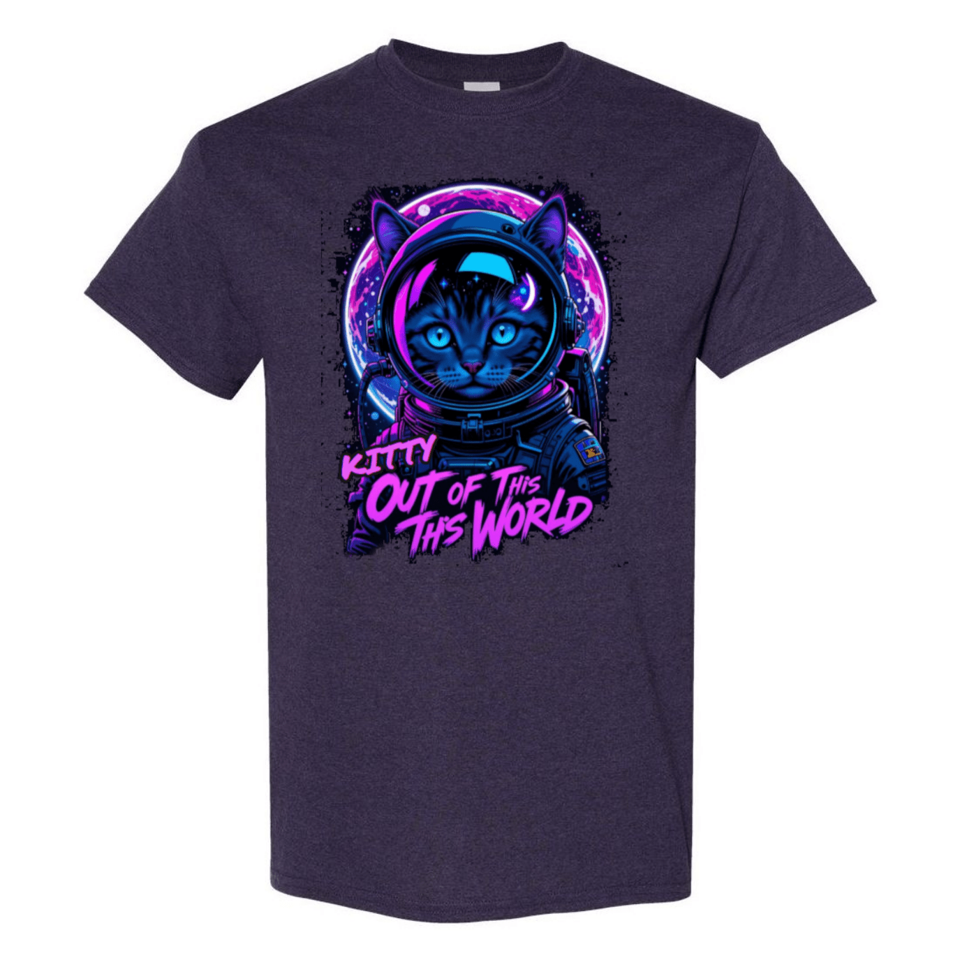 Kitty Outta This World Tee - SSXYZ - StyleSavvy.xyz
