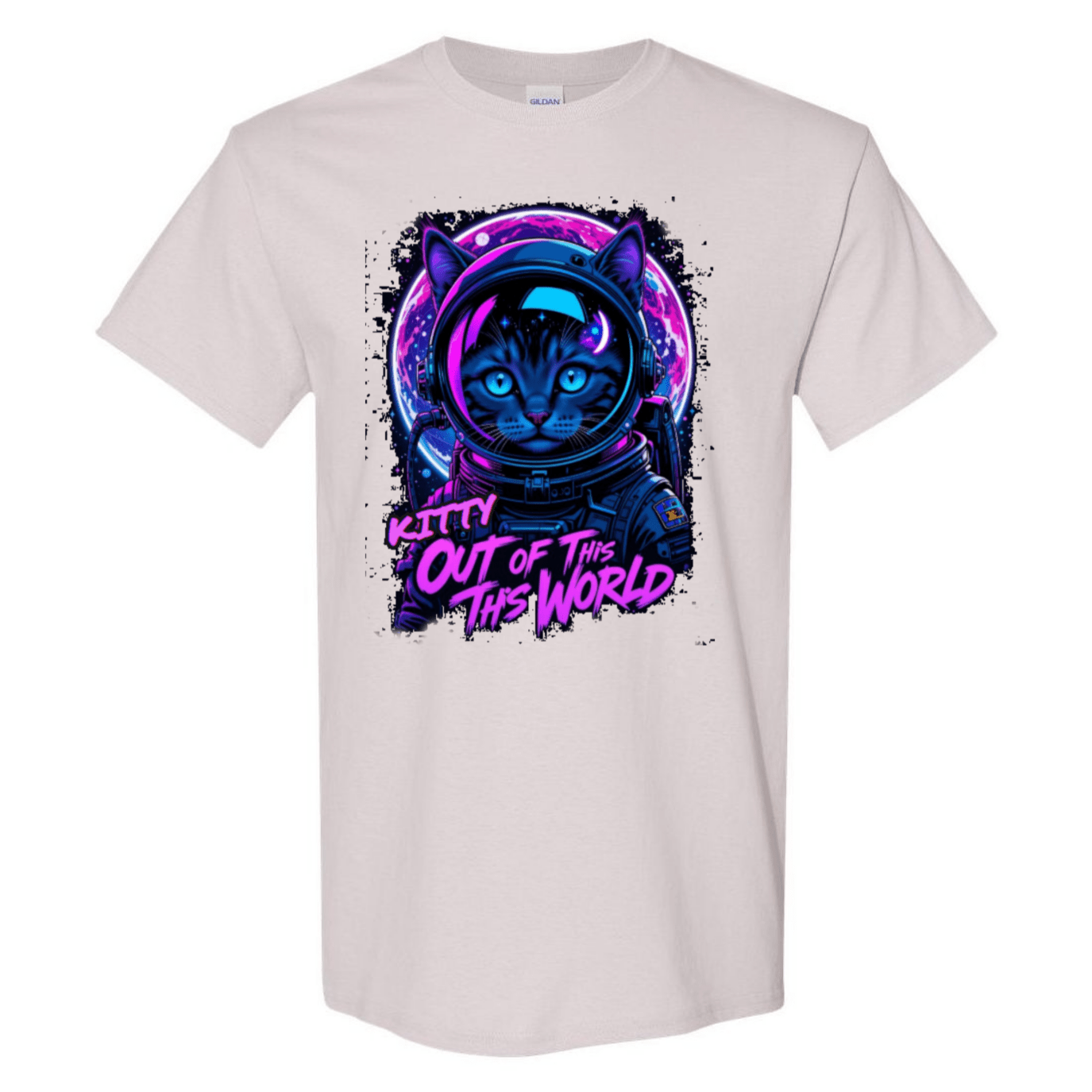 Kitty Outta This World Tee - SSXYZ - StyleSavvy.xyz