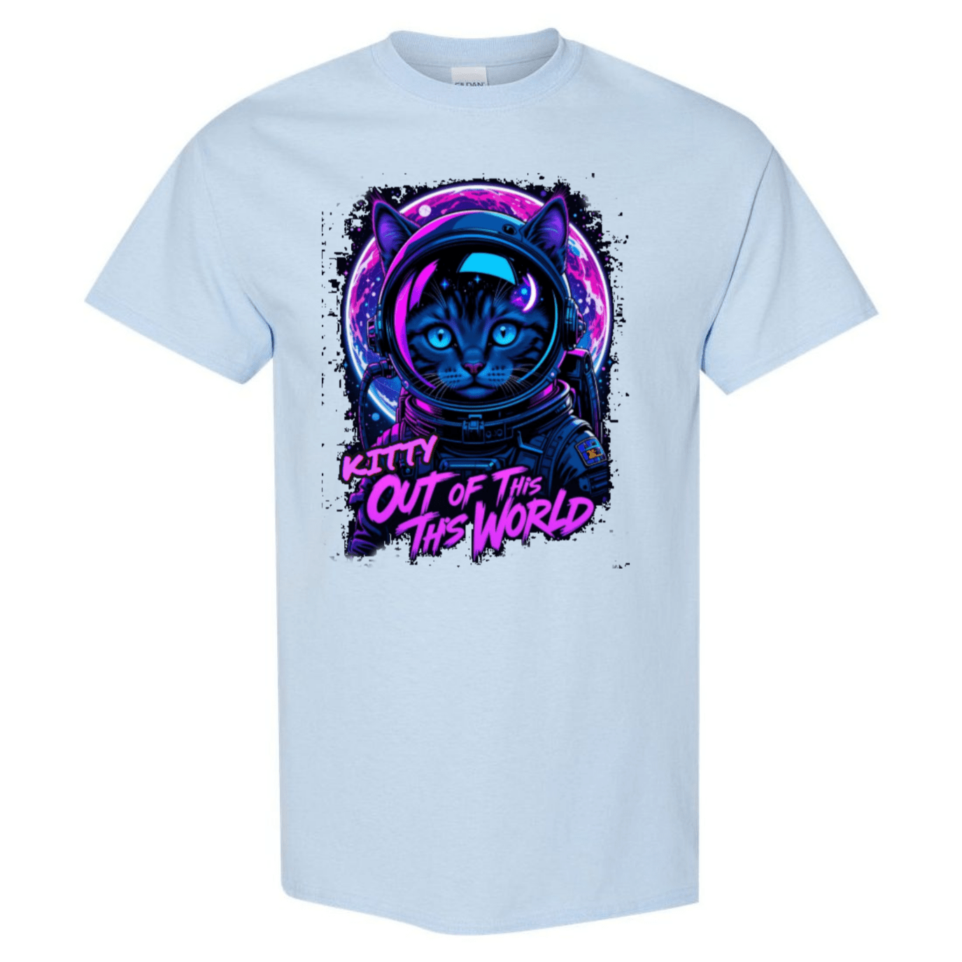 Kitty Outta This World Tee - SSXYZ - StyleSavvy.xyz