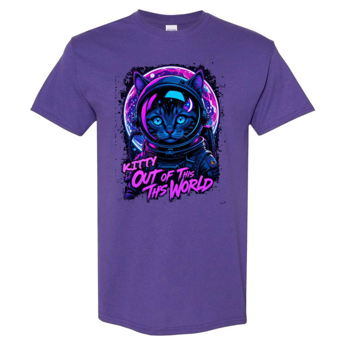 Kitty Outta This World Tee - SSXYZ - StyleSavvy.xyz