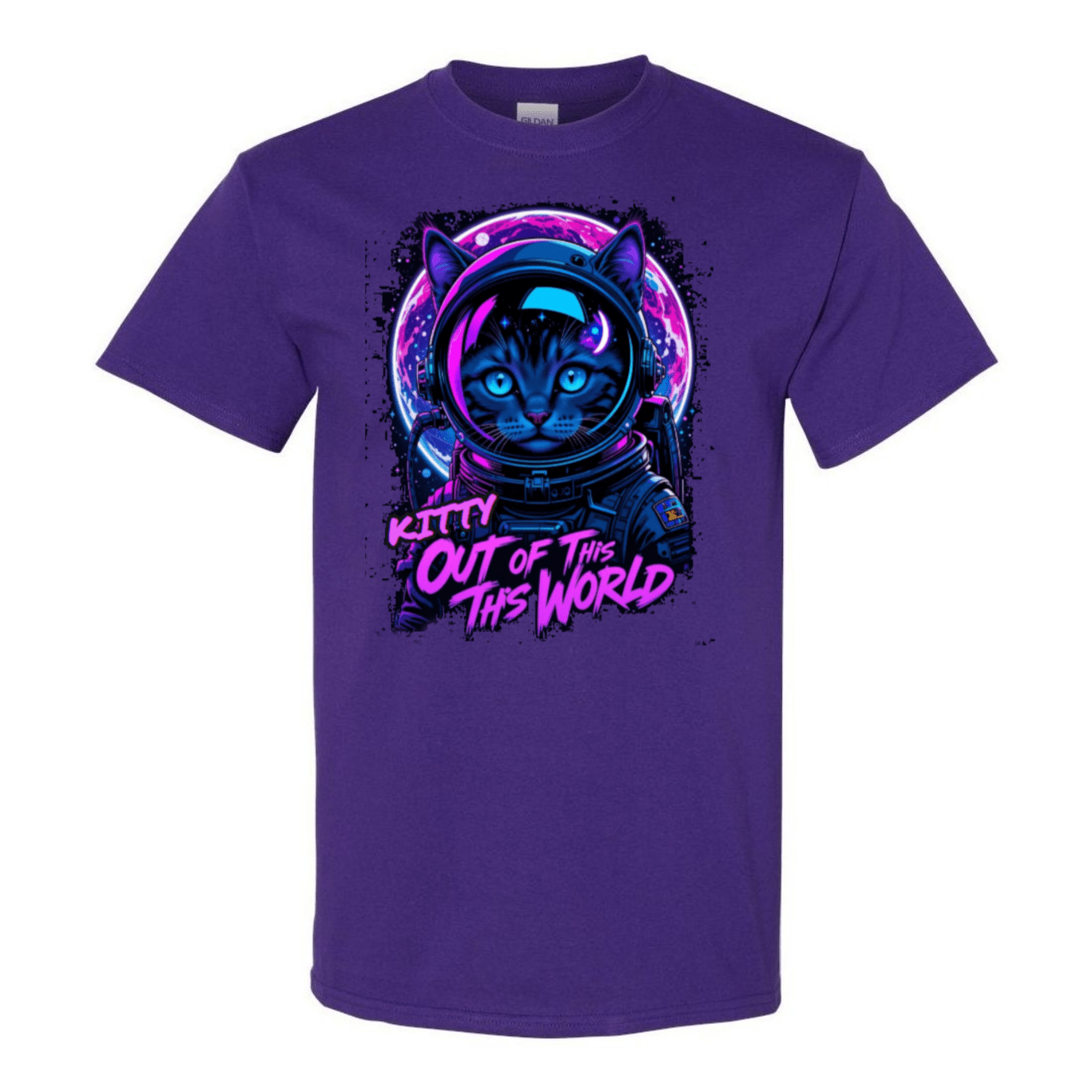 Kitty Outta This World Tee - SSXYZ - StyleSavvy.xyz